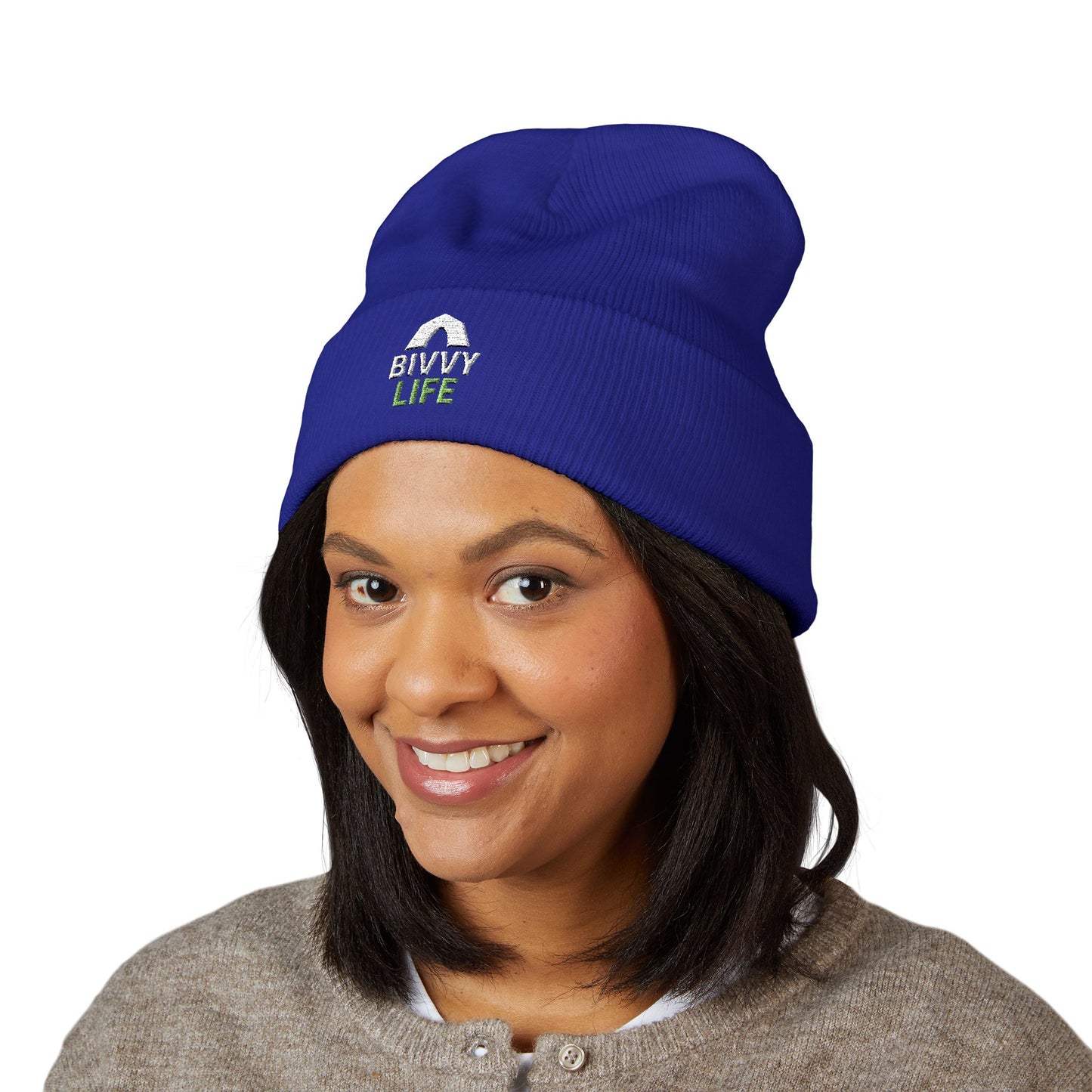 Classic Cuffed Beanie - Cozy Winter Essential, Outdoor Adventure Hat, Stylish Knit Cap for Bivy Life, Perfect Gift for Him/Her
