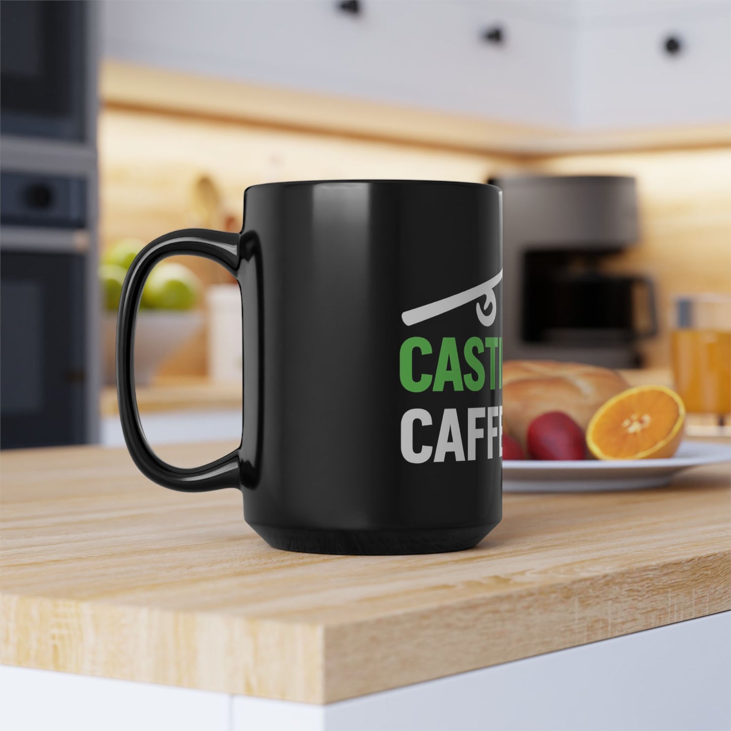 Casting & Caffeinated Fishing Mug