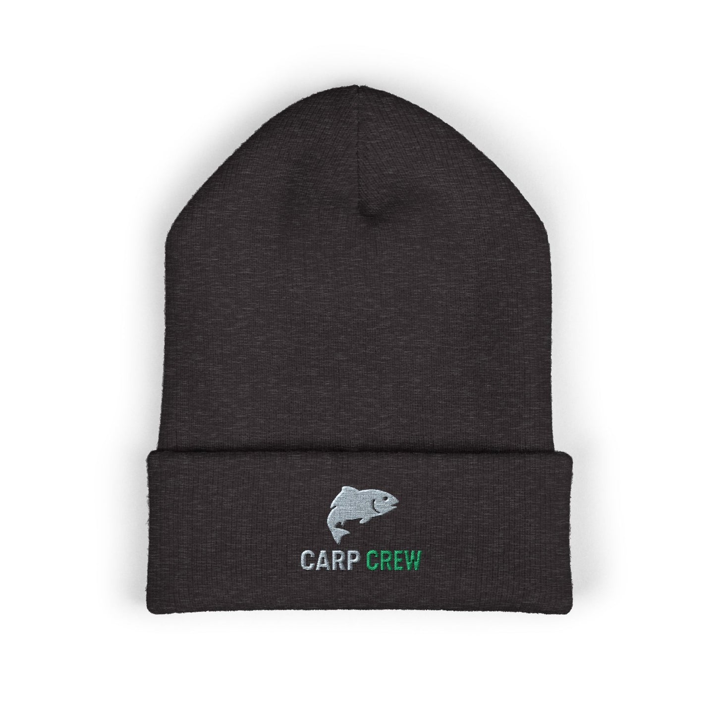 Classic Cuffed Beanie - Carp Crew Embroidered Winter Hat, Fishing Gift, Outdoor Accessory, Unisex Beanie, Warm Knit Cap