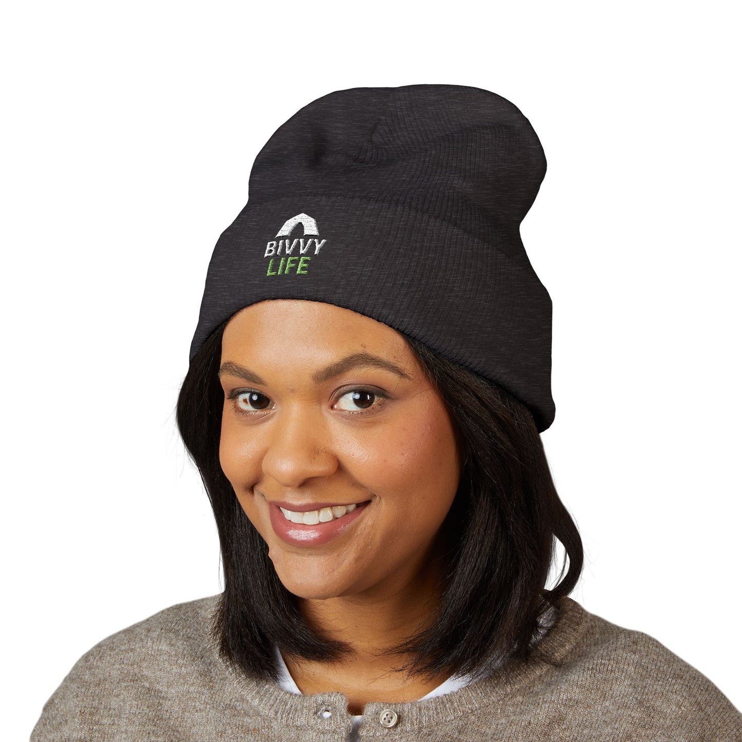 Classic Cuffed Beanie - Cozy Winter Essential, Outdoor Adventure Hat, Stylish Knit Cap for Bivy Life, Perfect Gift for Him/Her