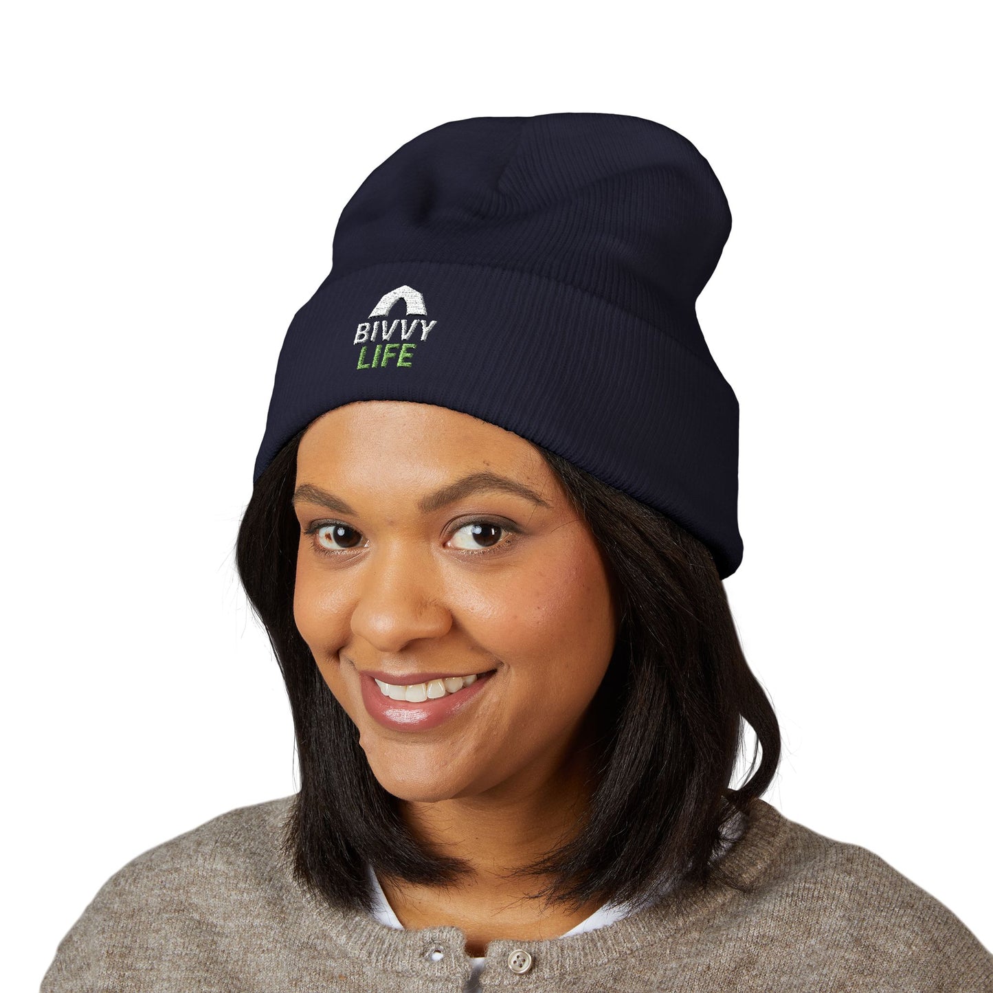 Classic Cuffed Beanie - Cozy Winter Essential, Outdoor Adventure Hat, Stylish Knit Cap for Bivy Life, Perfect Gift for Him/Her