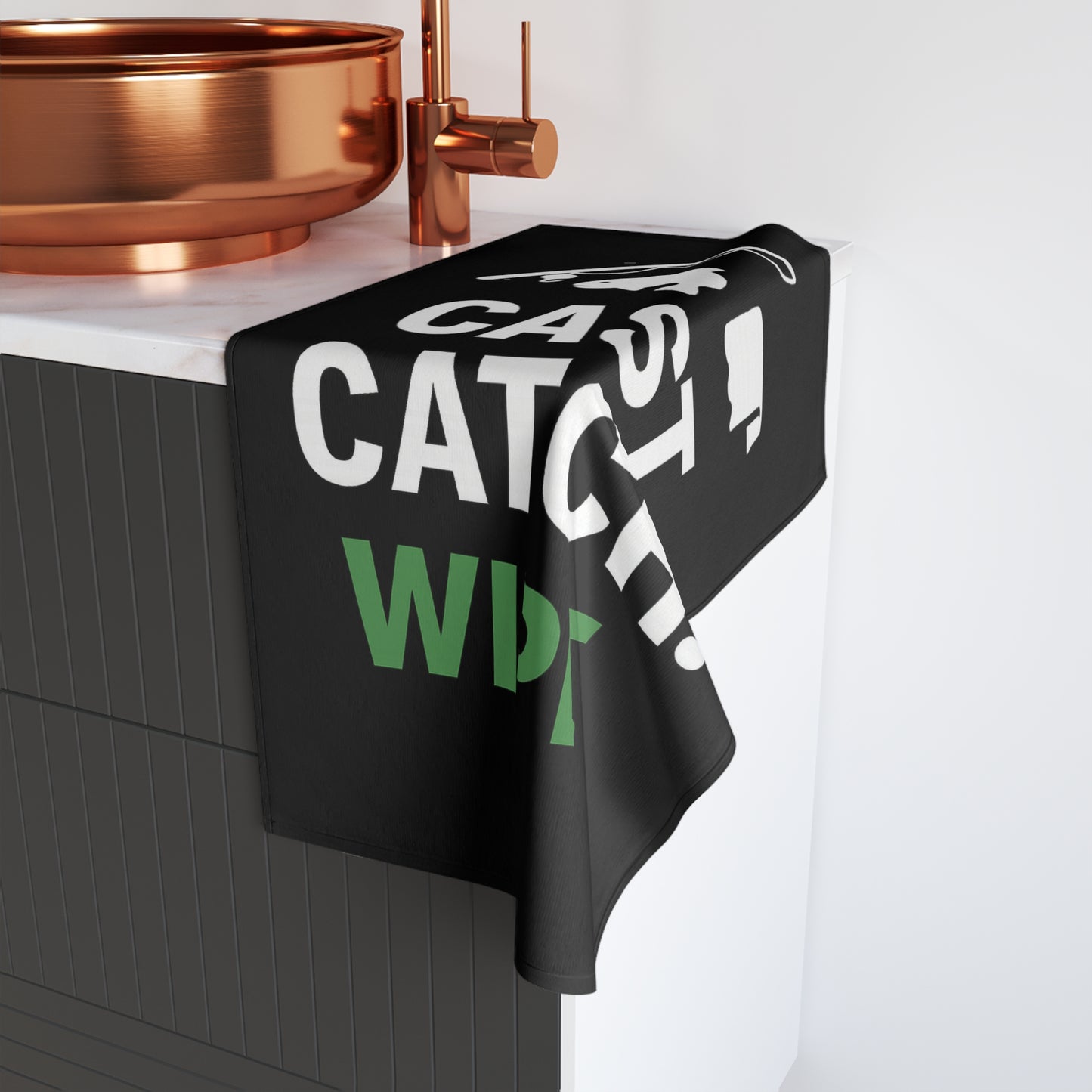 Cast Catch Wipe Fishing Hand Towel