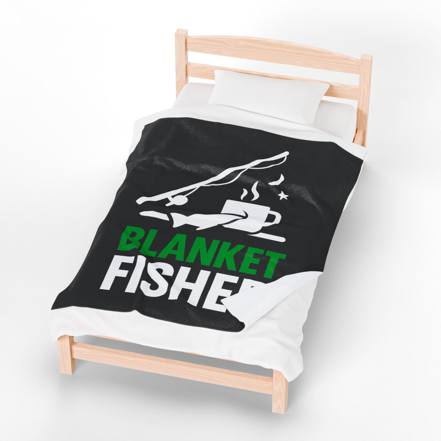 Blanket Fisher Fishing Plush Blanket
