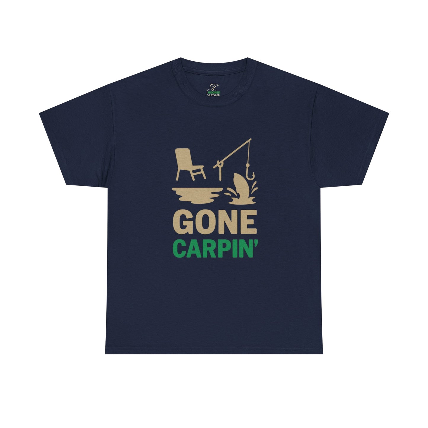 Gone Carp'in Fishing Tee, Unisex Fishing Shirt, Outdoor Adventure Apparel, Father's Day Gift, Weekend Getaway Outfit