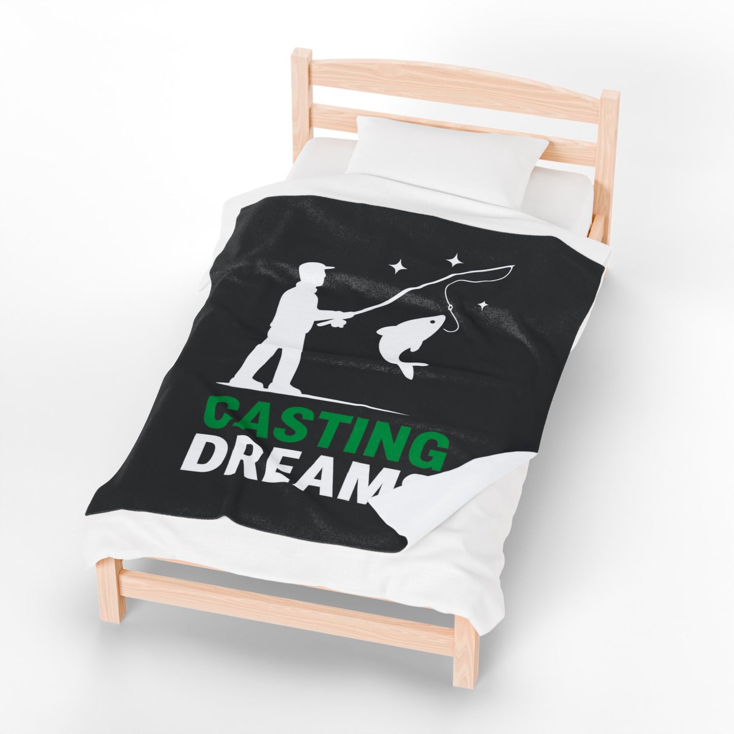 Casting Dreams Fishing Plush Blanket