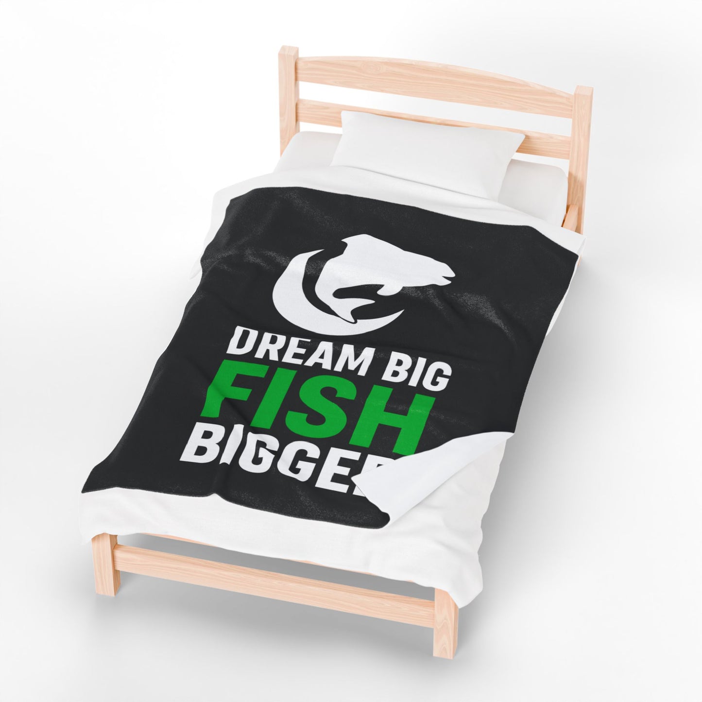 Dream Big Fish Bigger Fishing Blanket