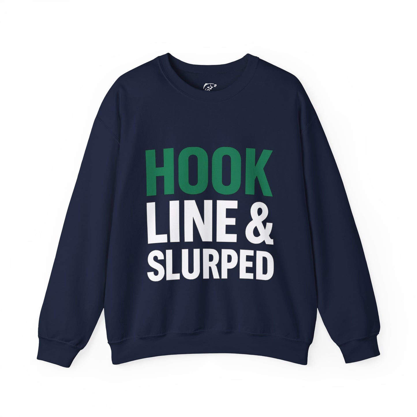 Hook Line & Slurped Jumper – Front & Back Design