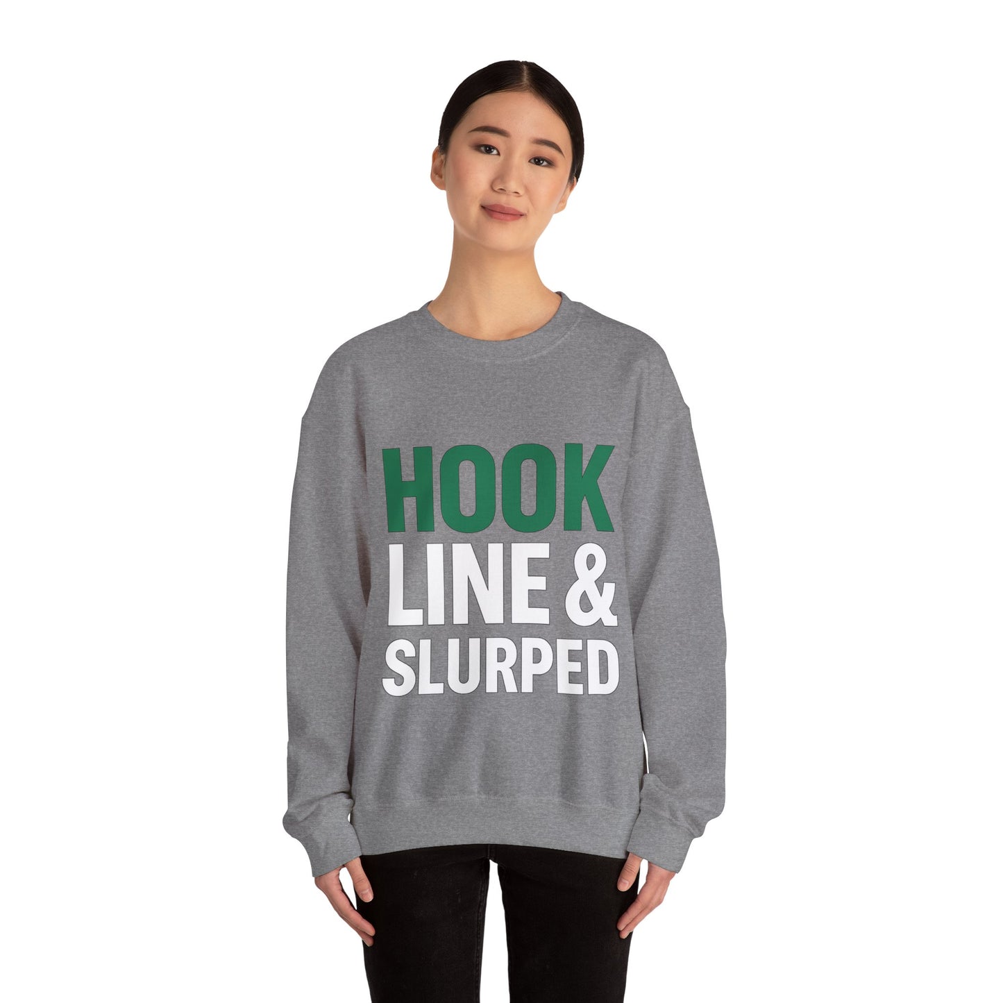 Hook Line & Slurped Jumper – Front & Back Design