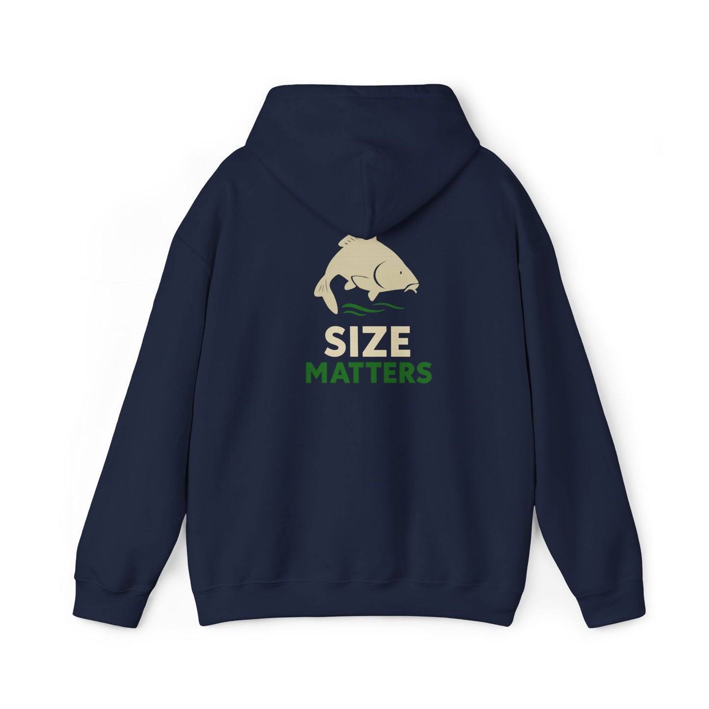 Fishing Dream Sweatshirt, Big Dream Hoodie, Size Matters Pullover, Casual Fishing Apparel, Unisex Hooded Sweatshirt