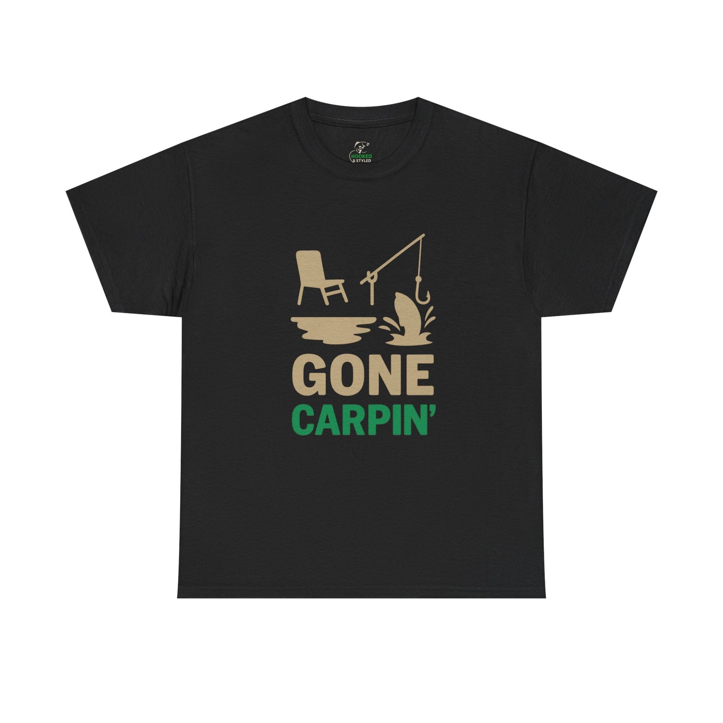 Gone Carp'in Fishing Tee, Unisex Fishing Shirt, Outdoor Adventure Apparel, Father's Day Gift, Weekend Getaway Outfit
