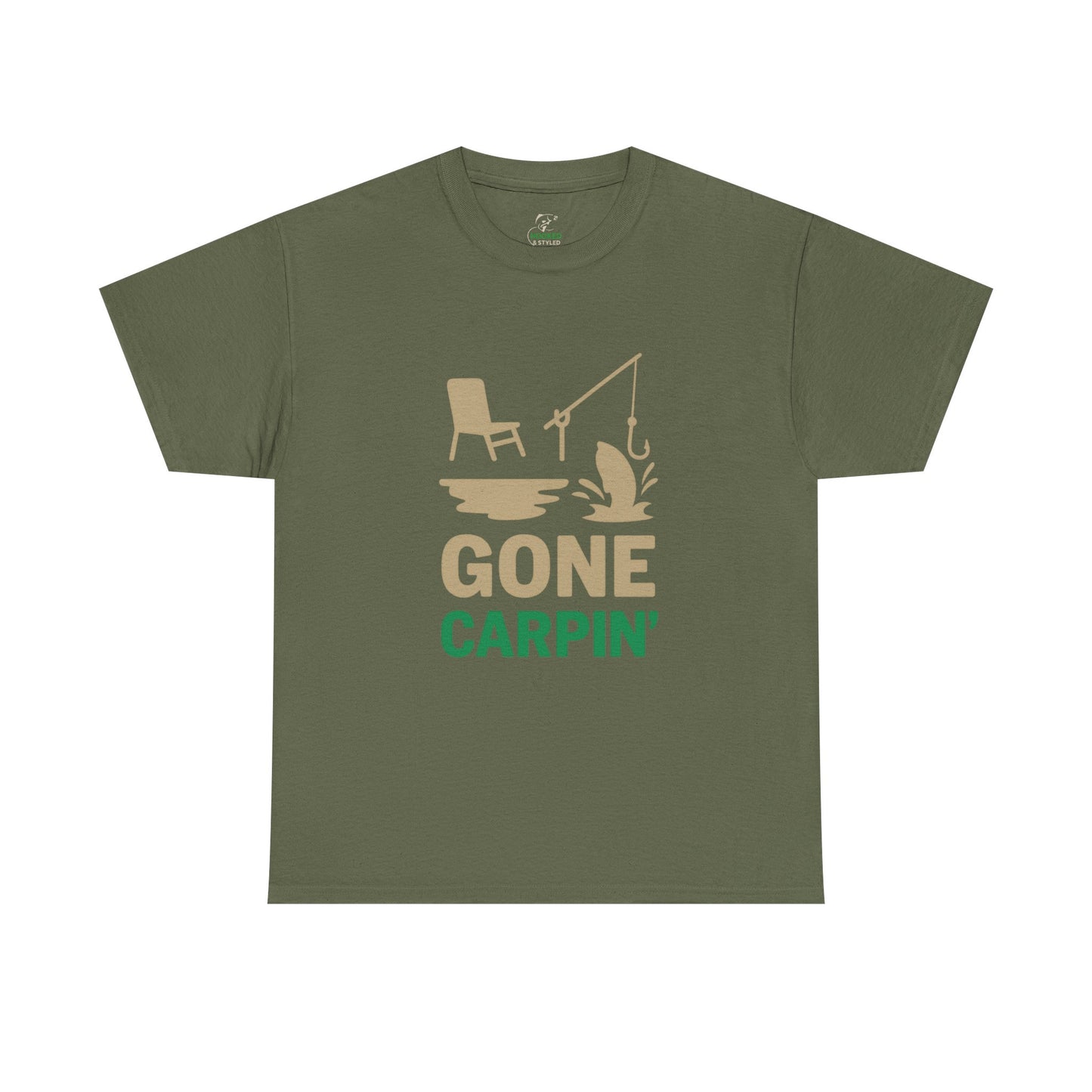 Gone Carp'in Fishing Tee, Unisex Fishing Shirt, Outdoor Adventure Apparel, Father's Day Gift, Weekend Getaway Outfit