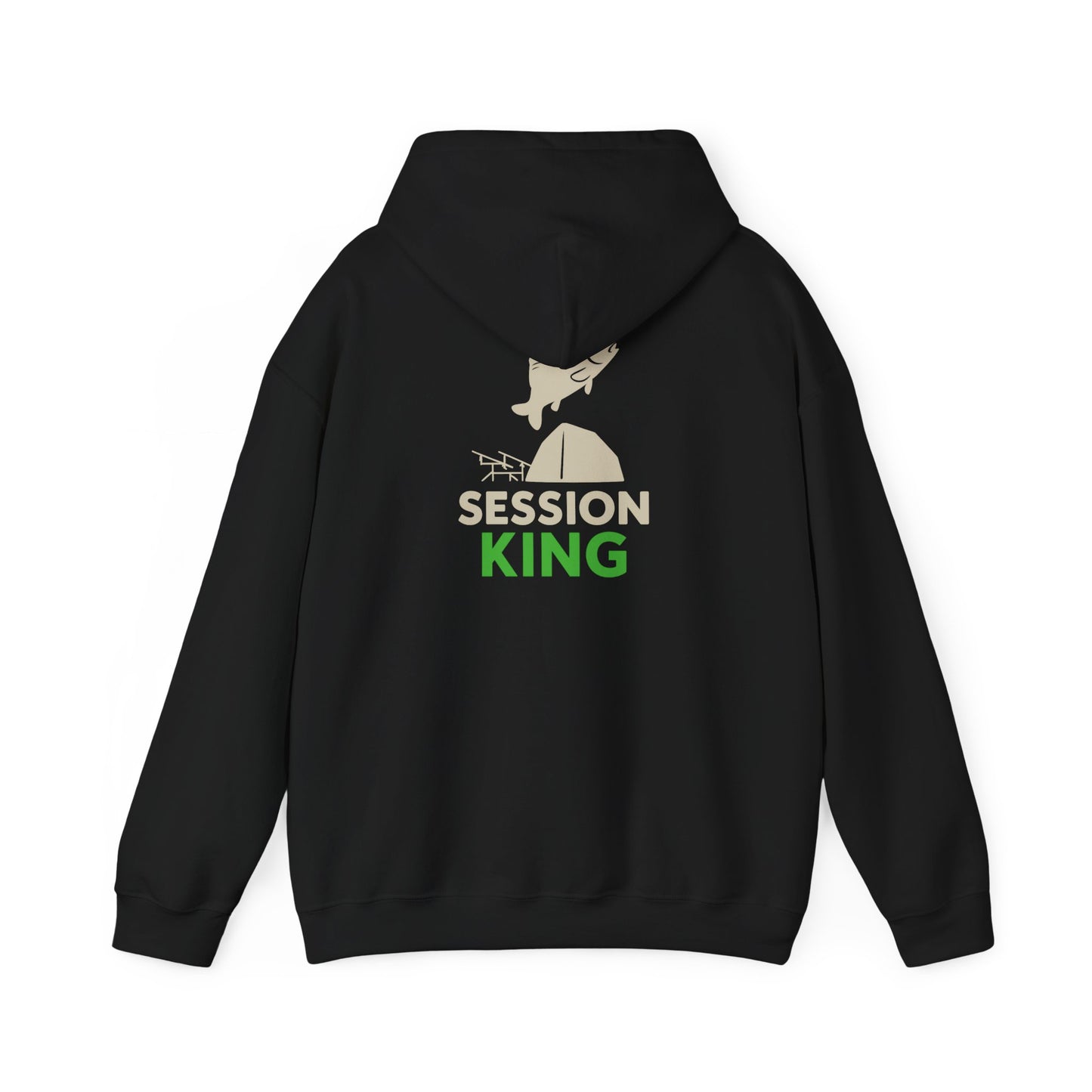 Bankside Legend Fishing Hoodie, Unisex Fishing Sweatshirt, Outdoor Adventure Apparel, Gift for Anglers, Camping Wear, Session King