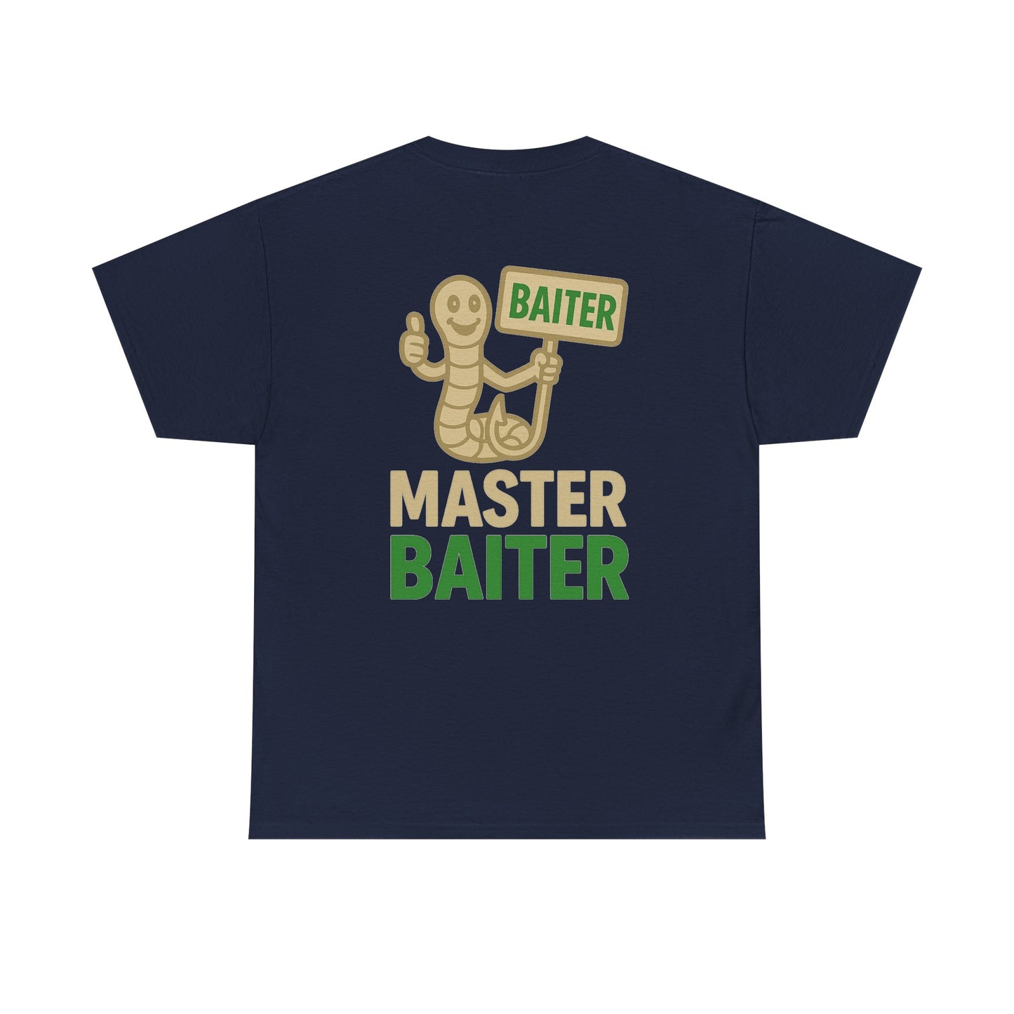Fishing Humor Unisex Tee, Funny Fishing Gift, Angler T-Shirt, Master Baiter Shirt, Outdoor Dad Tee, Birthday Gift for Him