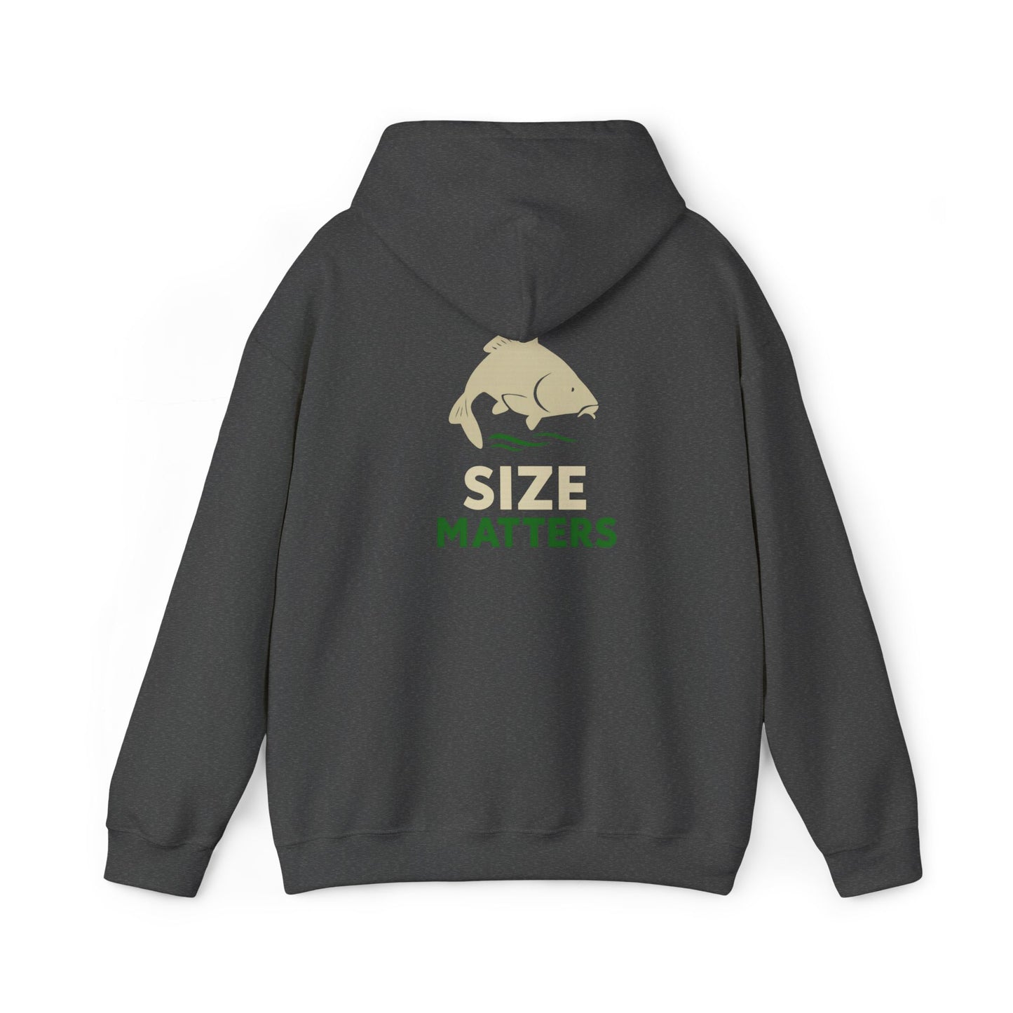 Fishing Dream Sweatshirt, Big Dream Hoodie, Size Matters Pullover, Casual Fishing Apparel, Unisex Hooded Sweatshirt