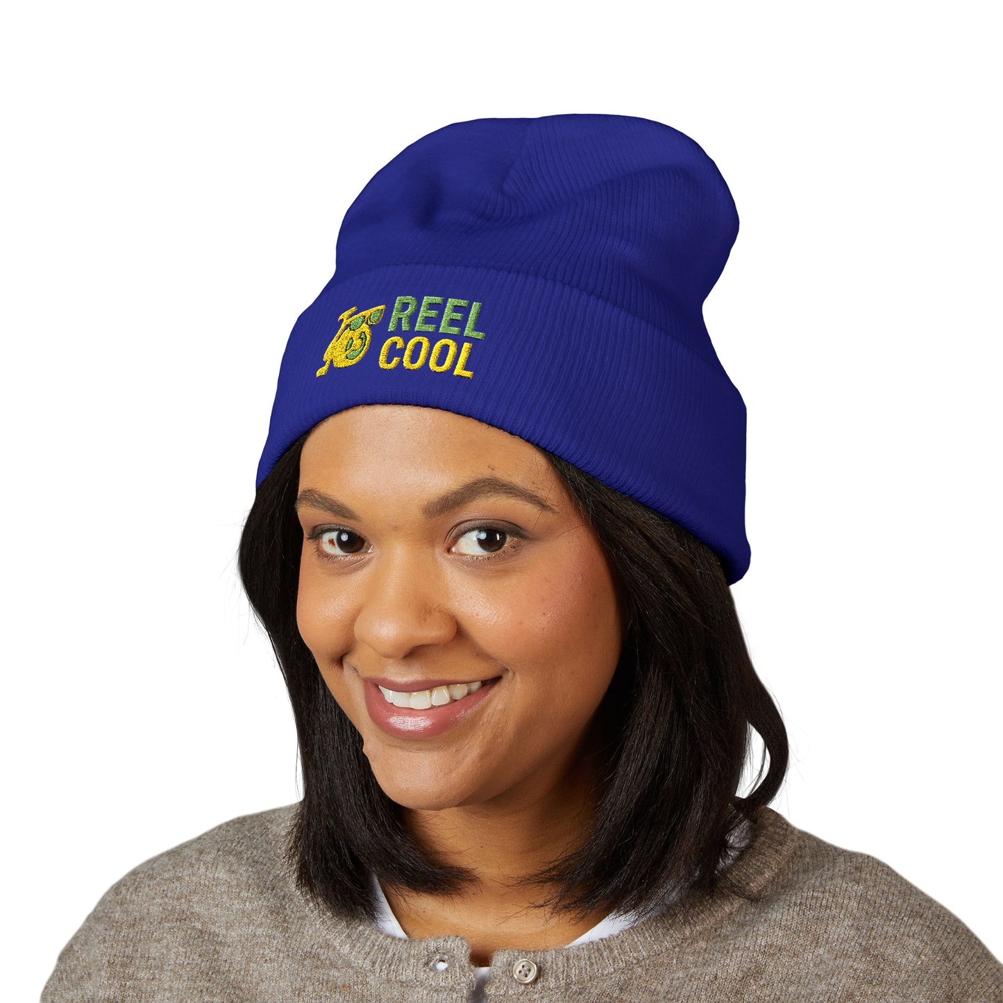 Cool Embroidered Beanie, Stylish Knit Hat for Every Season, Perfect Gift for Him/Her, Trendy Headwear for Winter, Holiday Fashion Idea