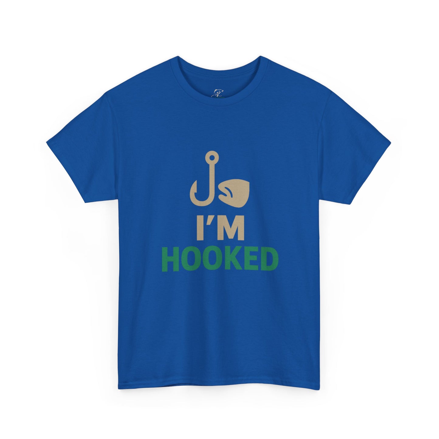 Fishing Enthusiast Tee - I'm Hooked, Perfect Gift for Fishermen, Casual Wear, Fishing Trip, Outdoor Adventure