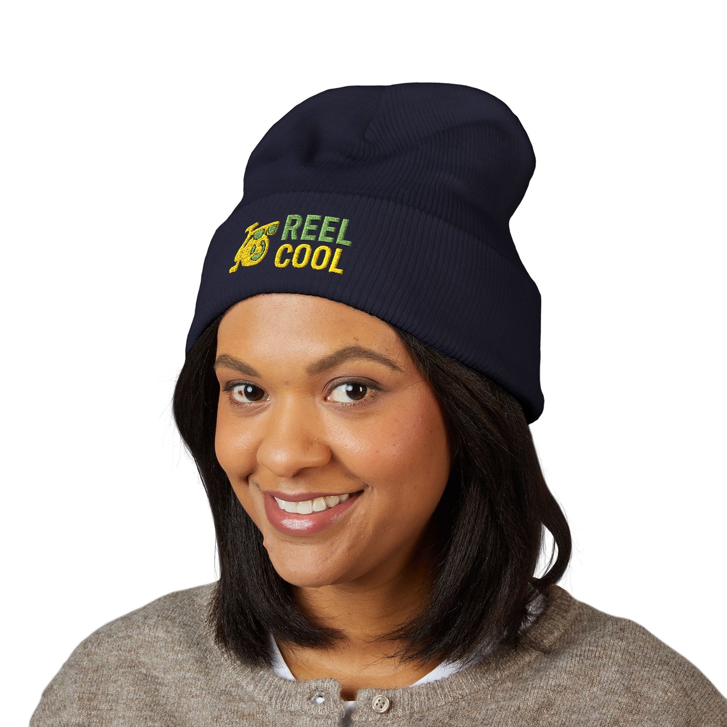 Cool Embroidered Beanie, Stylish Knit Hat for Every Season, Perfect Gift for Him/Her, Trendy Headwear for Winter, Holiday Fashion Idea