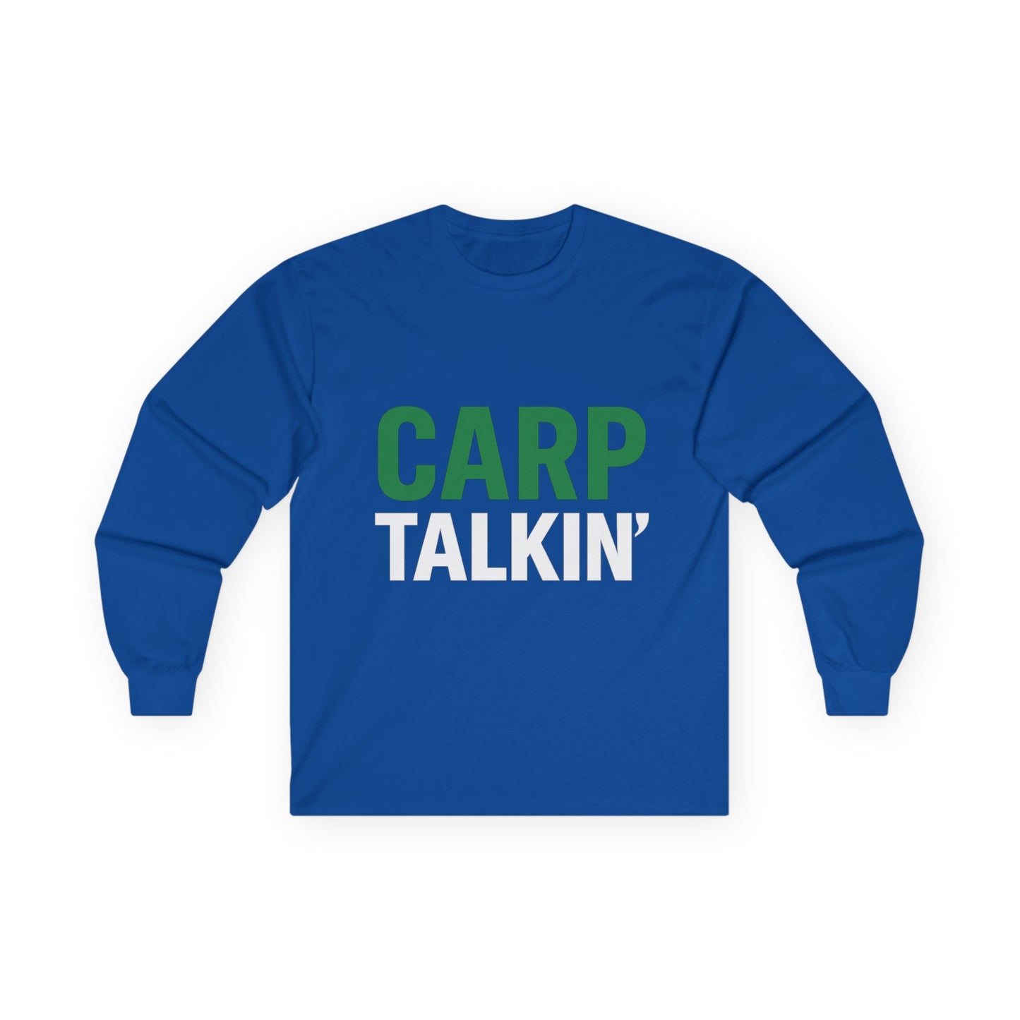 Carp Talking Long Sleeve Tee – Front & Back