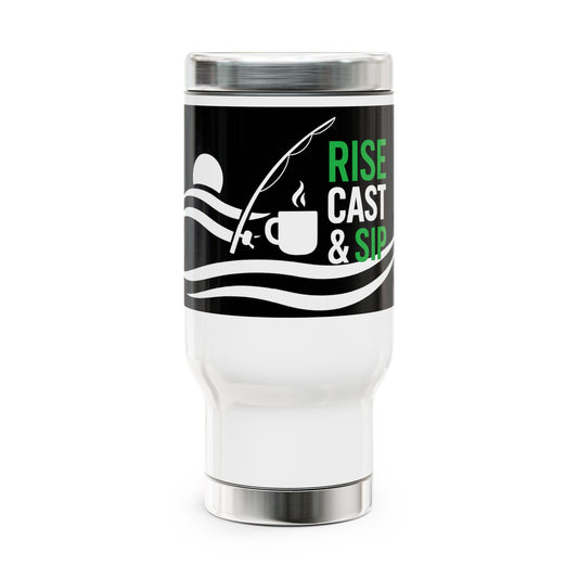 Rise Cast & Sip Fishing Travel Mug