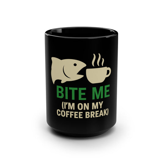 Funny Coffee Mug, Gift for Fishing Lovers, Humorous Cup for Tea, Coffee Break Mug, Outdoor Enthusiast Gift Ideas, Fisherman Coffee Cup