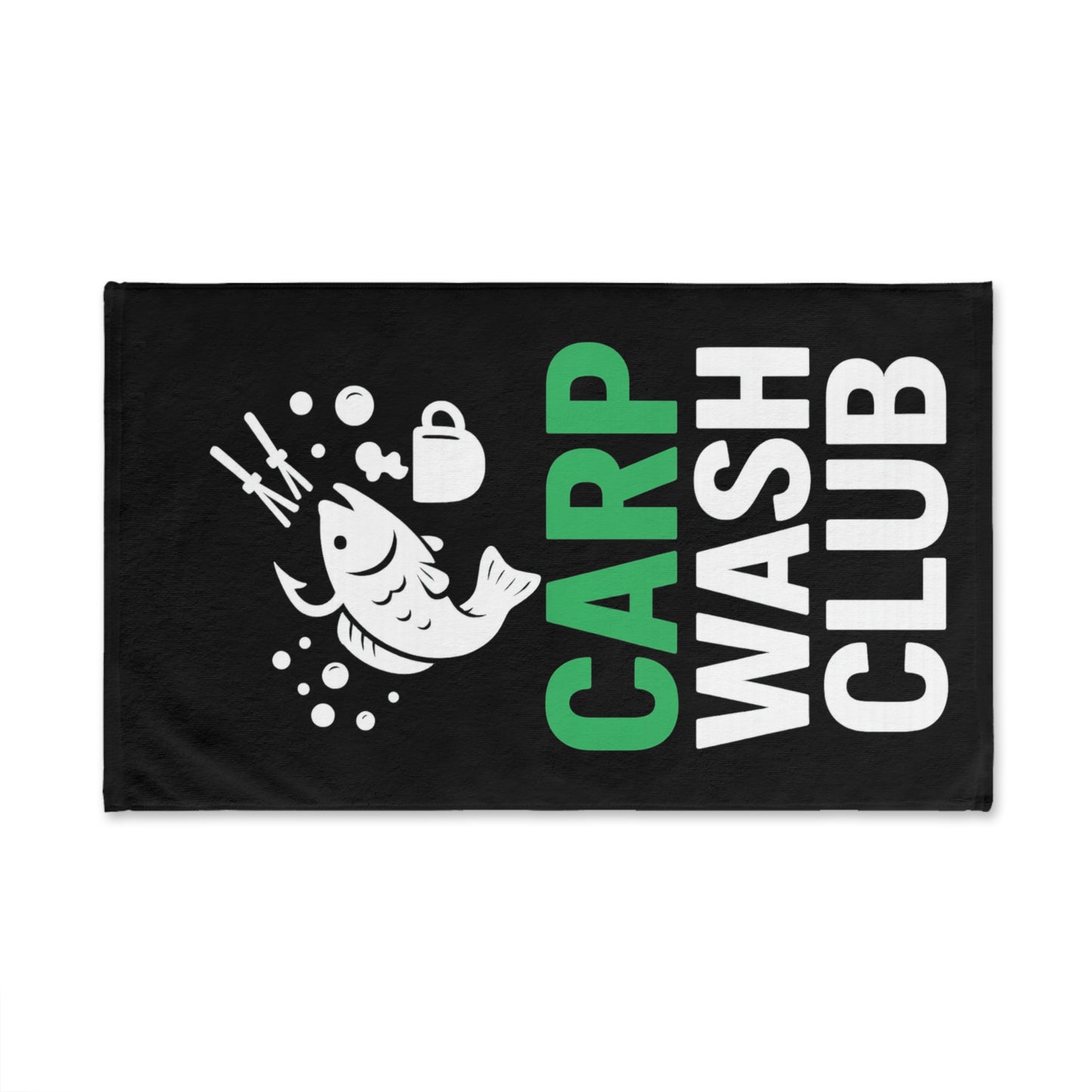 Carp Wash Club Fishing Hand Towel