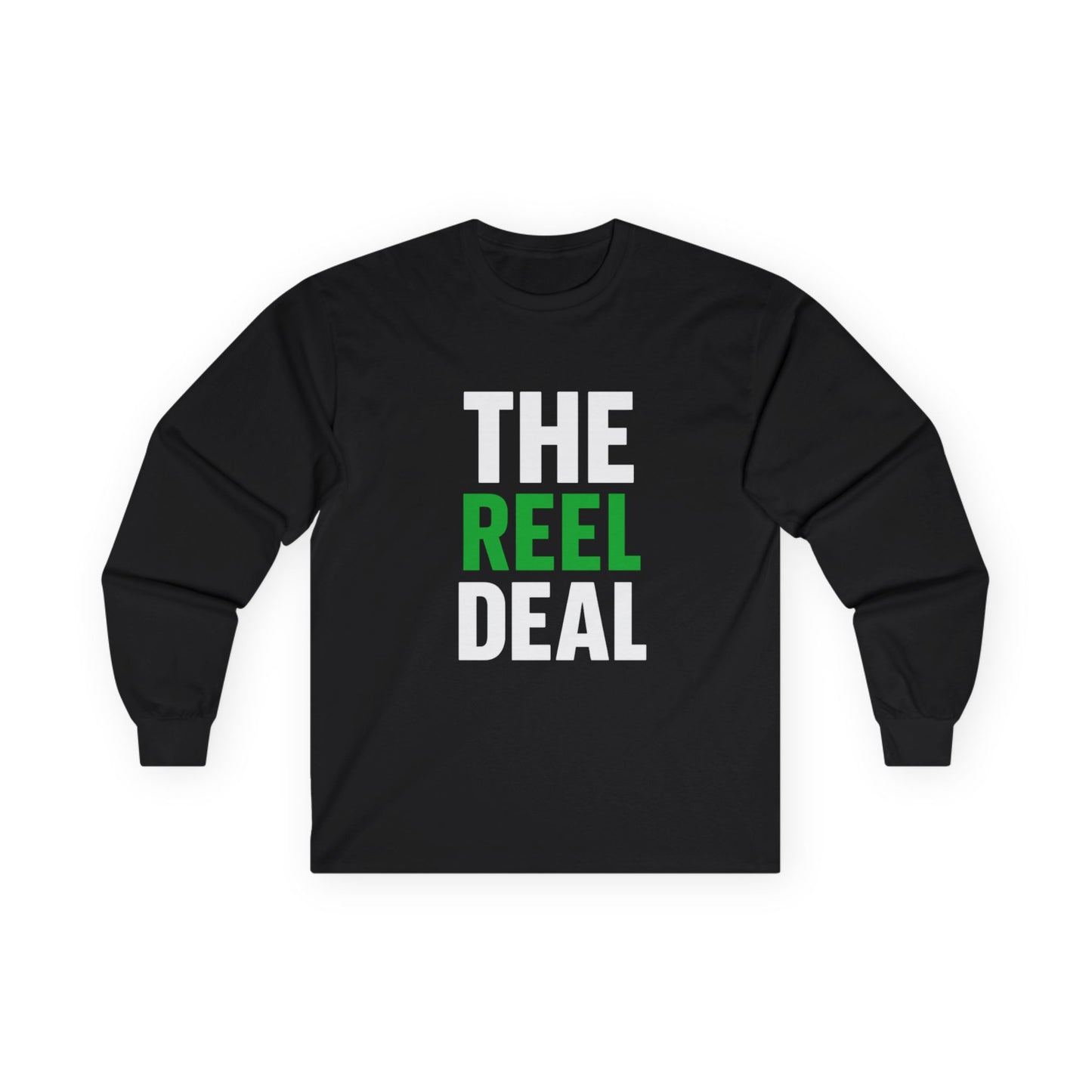 The Reel Deal Long Sleeve Tee – Front & Back