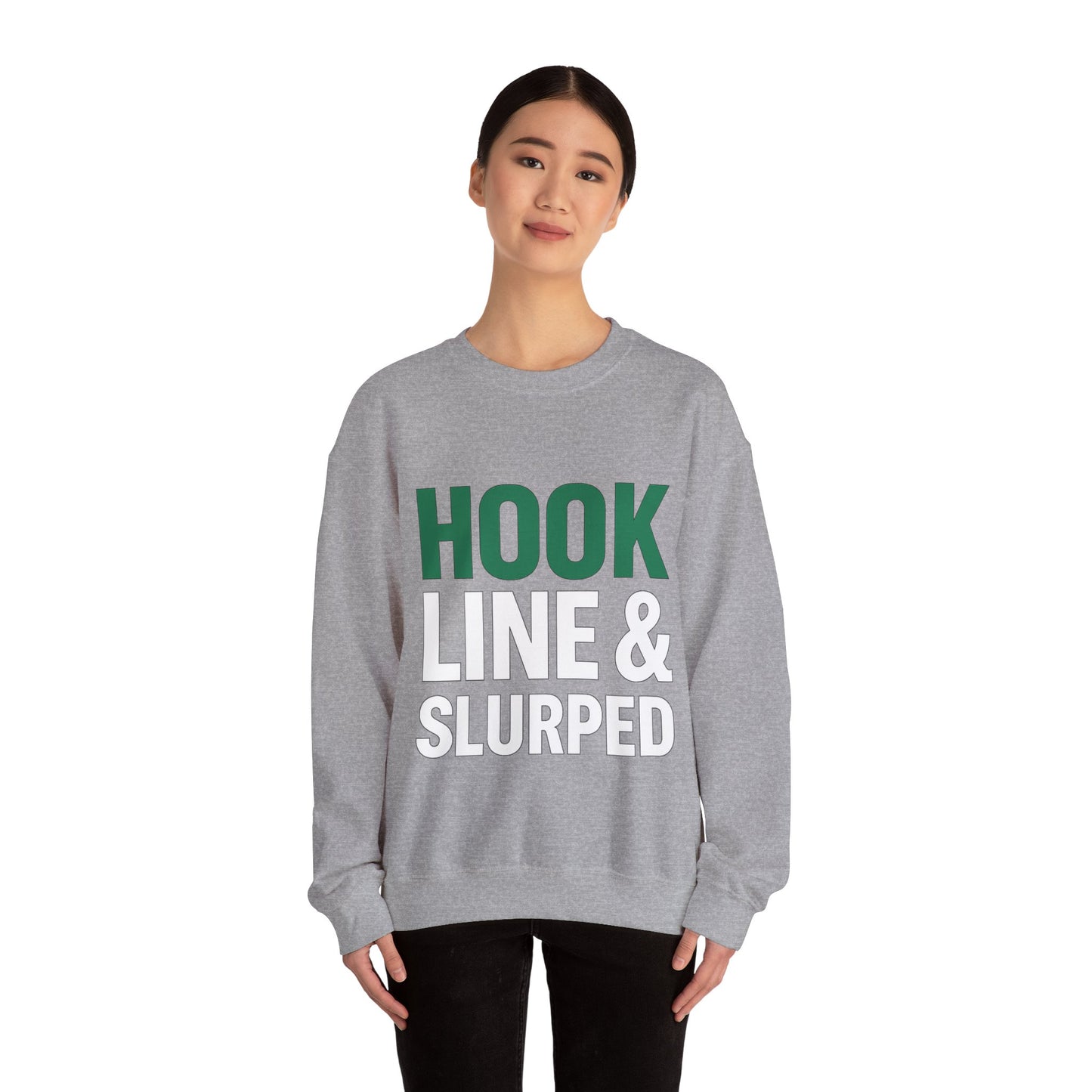 Hook Line & Slurped Jumper – Front & Back Design