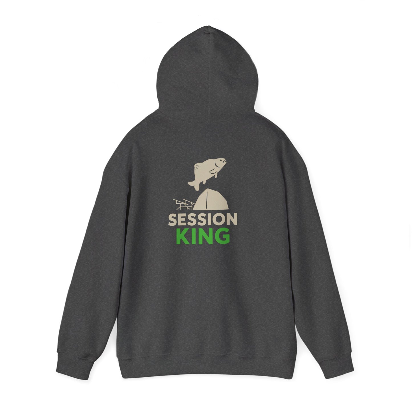 Bankside Legend Fishing Hoodie, Unisex Fishing Sweatshirt, Outdoor Adventure Apparel, Gift for Anglers, Camping Wear, Session King