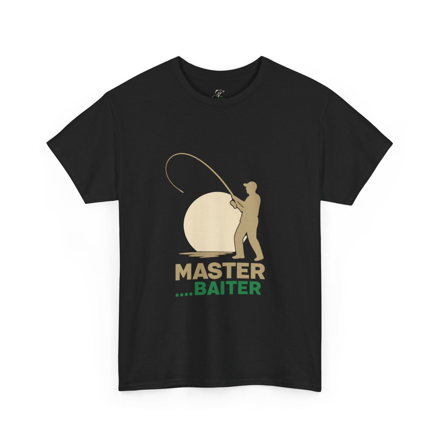 Fishing Humor Tee, Master Baiter Cotton T-Shirt, Gift for Fisherman, Casual Wear, Fishing Lover Shirt, Great for Outdoor Adventures