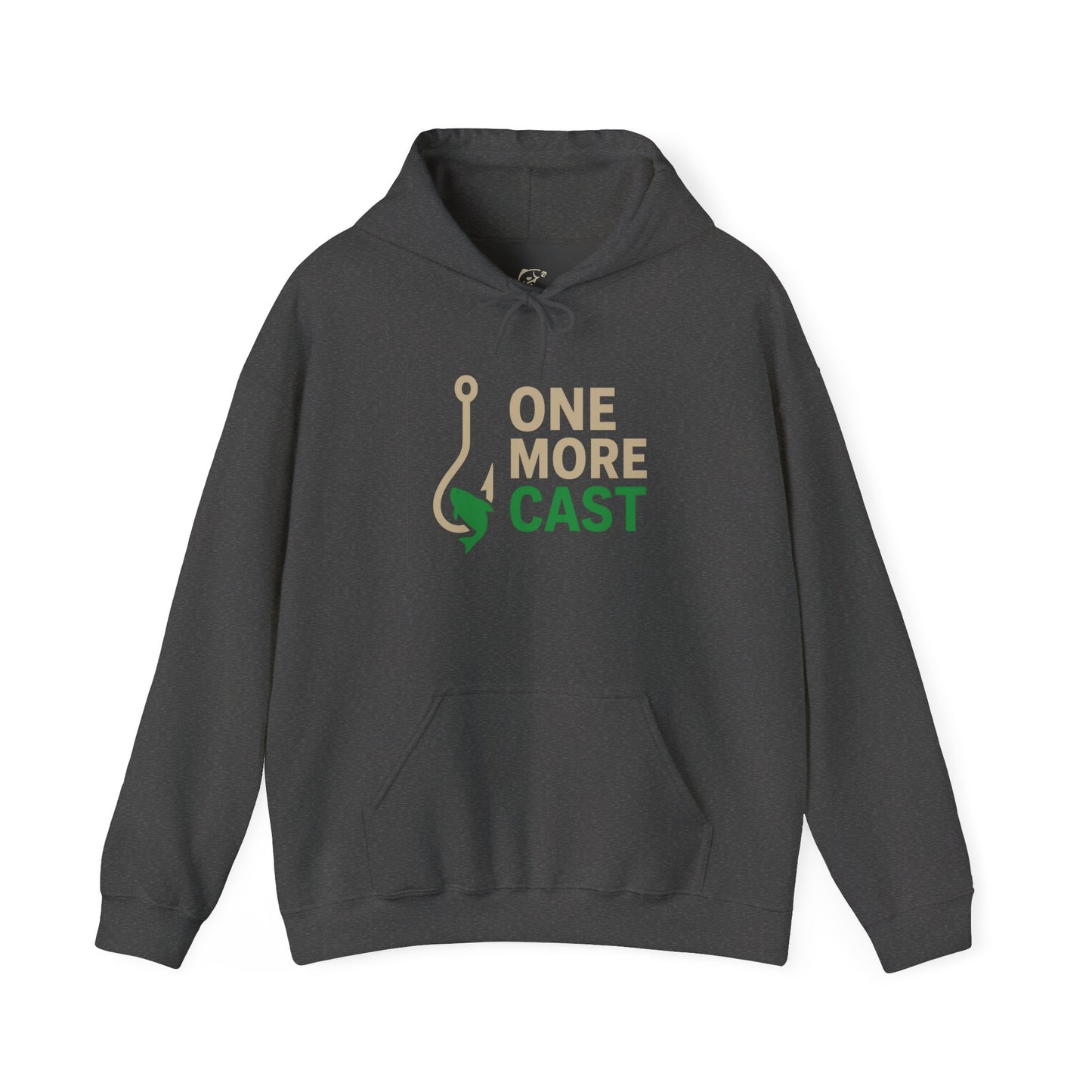 Fishing Themed Hoodie: Perfect for Anglers, One More Cast, Never Enough, Gift for Dad, Cozy Fishing Apparel