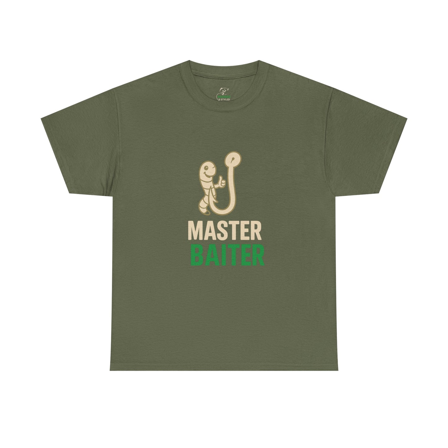 Fishing Humor Unisex Tee, Funny Fishing Gift, Angler T-Shirt, Master Baiter Shirt, Outdoor Dad Tee, Birthday Gift for Him