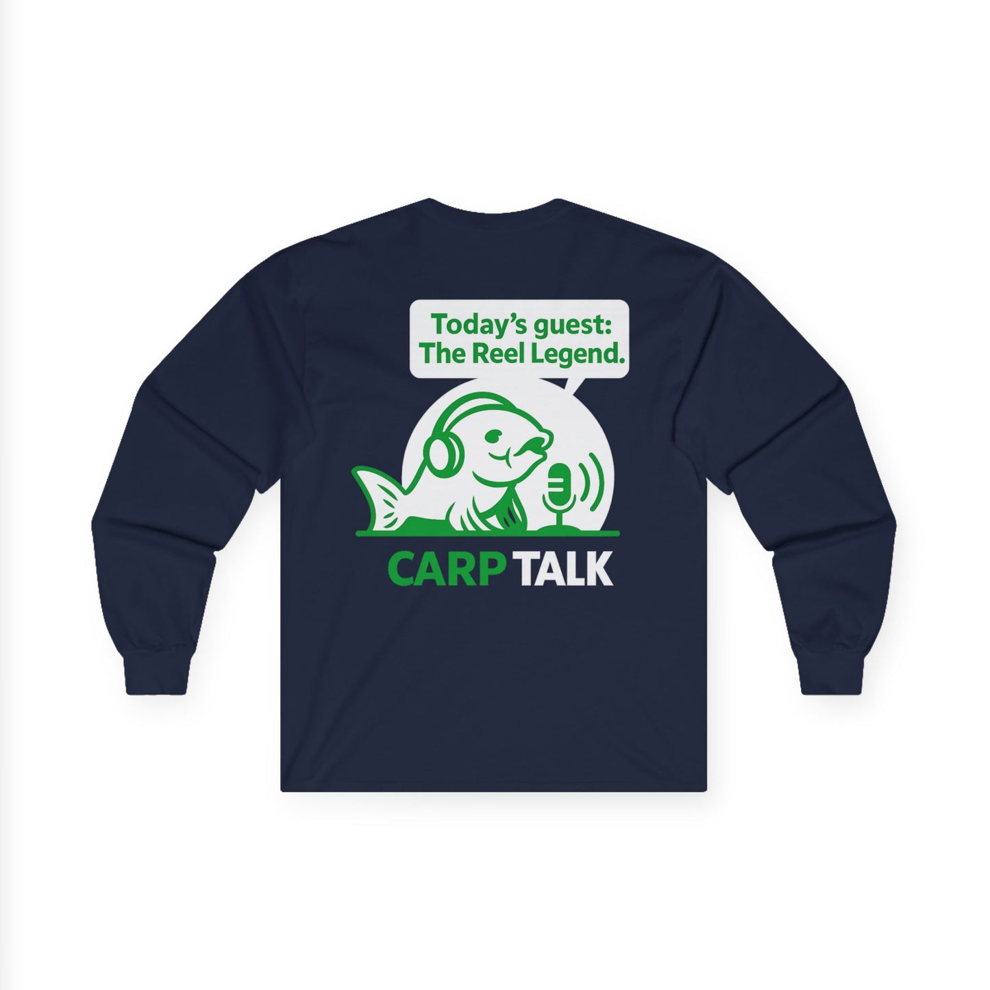 Carp Talking Long Sleeve Tee – Front & Back