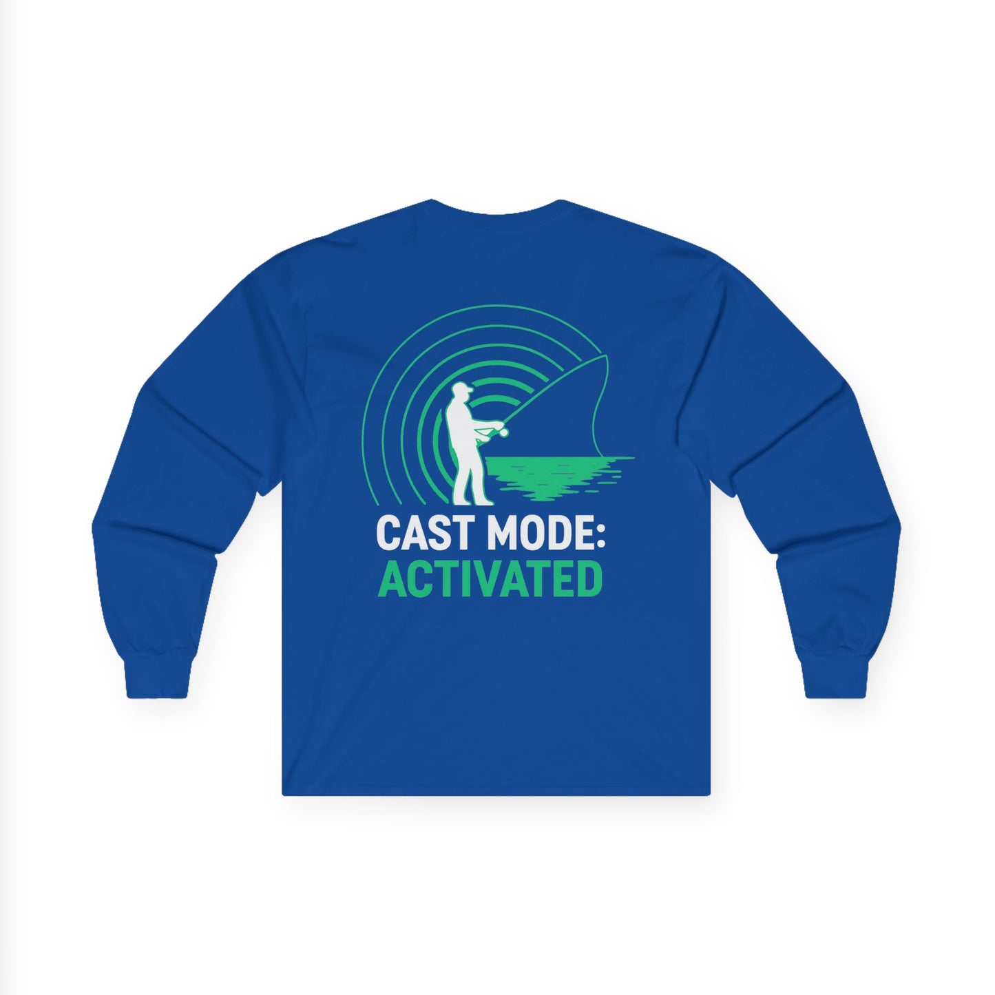 Cast Mode On Long Sleeve Tee – Front & Back