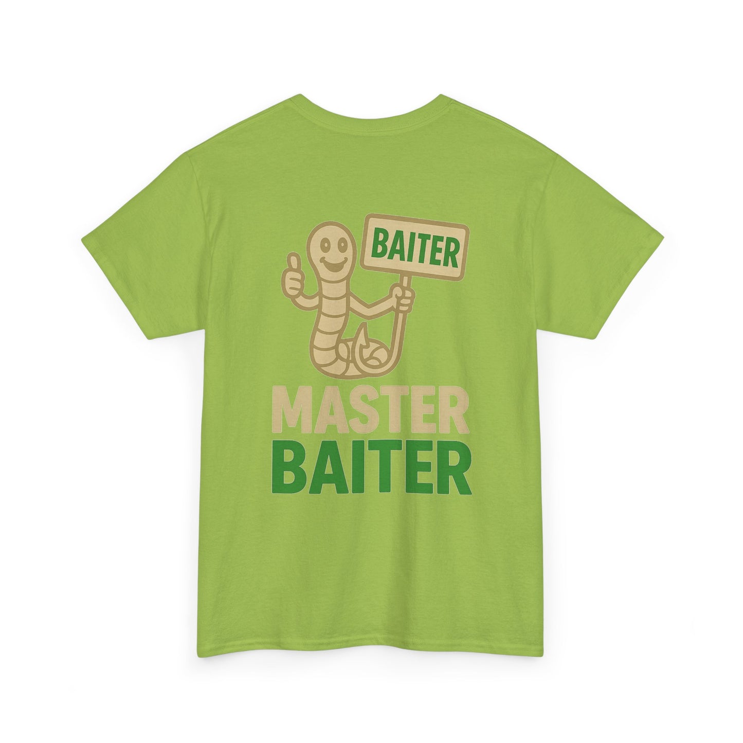 Fishing Humor Unisex Tee, Funny Fishing Gift, Angler T-Shirt, Master Baiter Shirt, Outdoor Dad Tee, Birthday Gift for Him