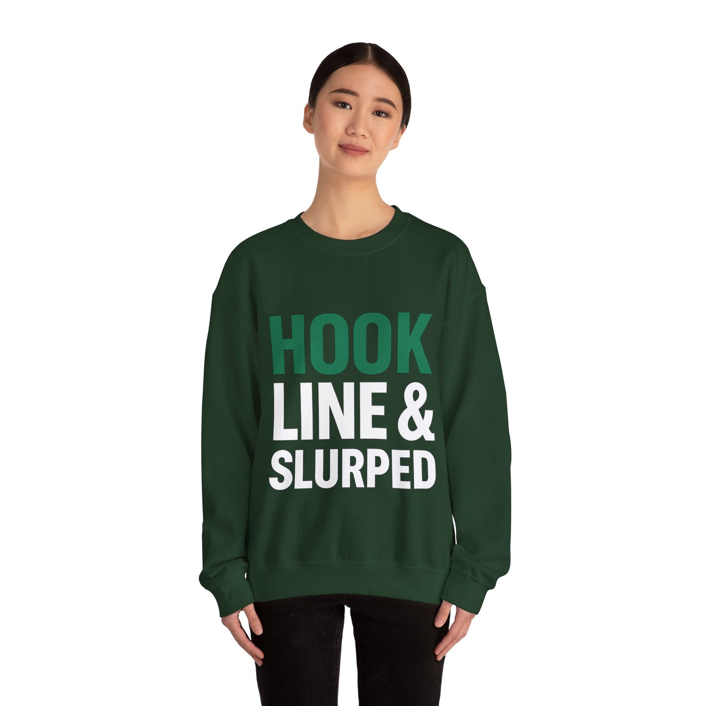 Hook Line & Slurped Jumper – Front & Back Design