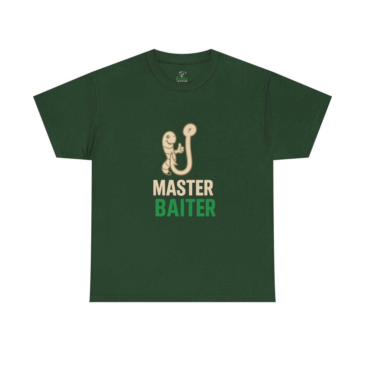 Fishing Humor Unisex Tee, Funny Fishing Gift, Angler T-Shirt, Master Baiter Shirt, Outdoor Dad Tee, Birthday Gift for Him