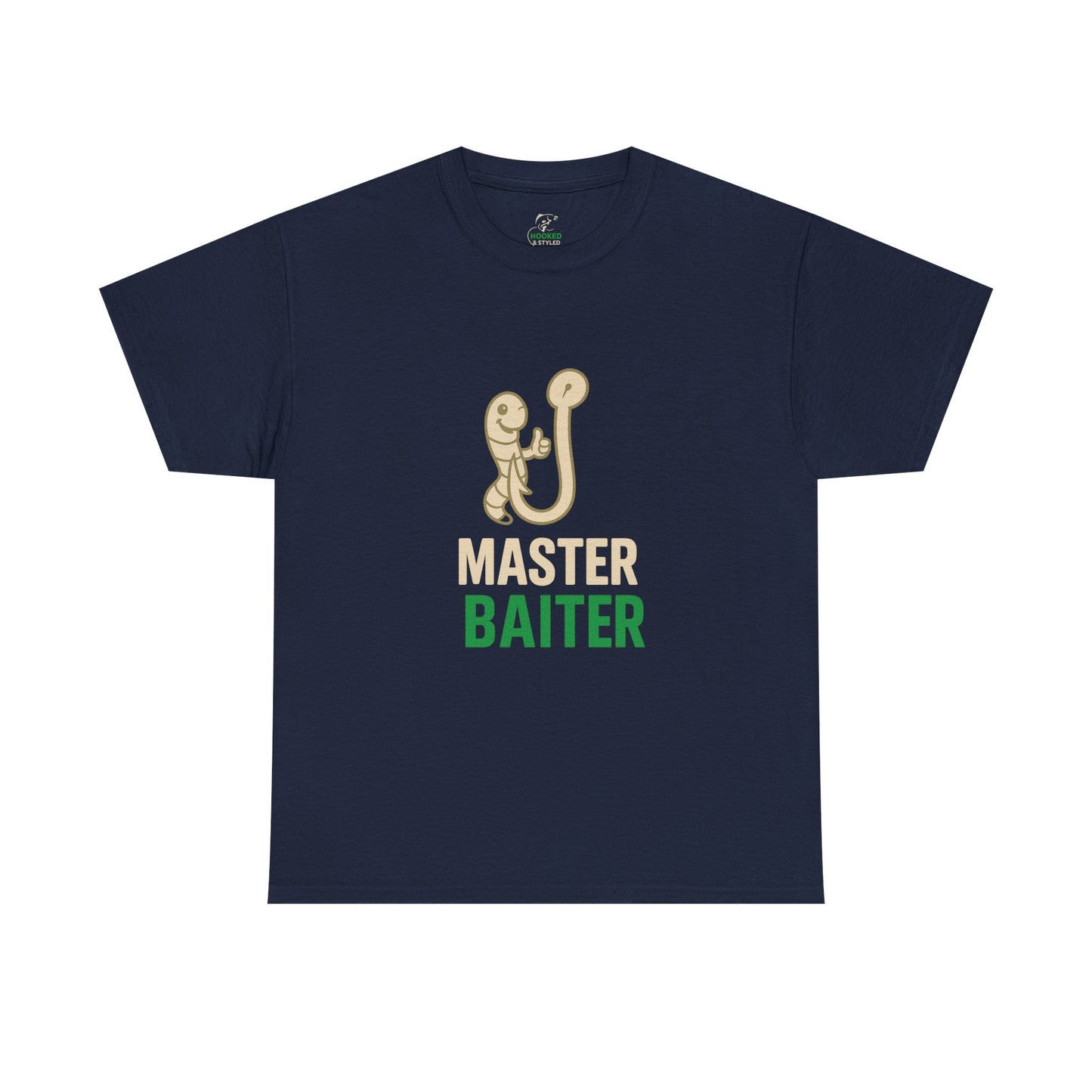 Fishing Humor Unisex Tee, Funny Fishing Gift, Angler T-Shirt, Master Baiter Shirt, Outdoor Dad Tee, Birthday Gift for Him