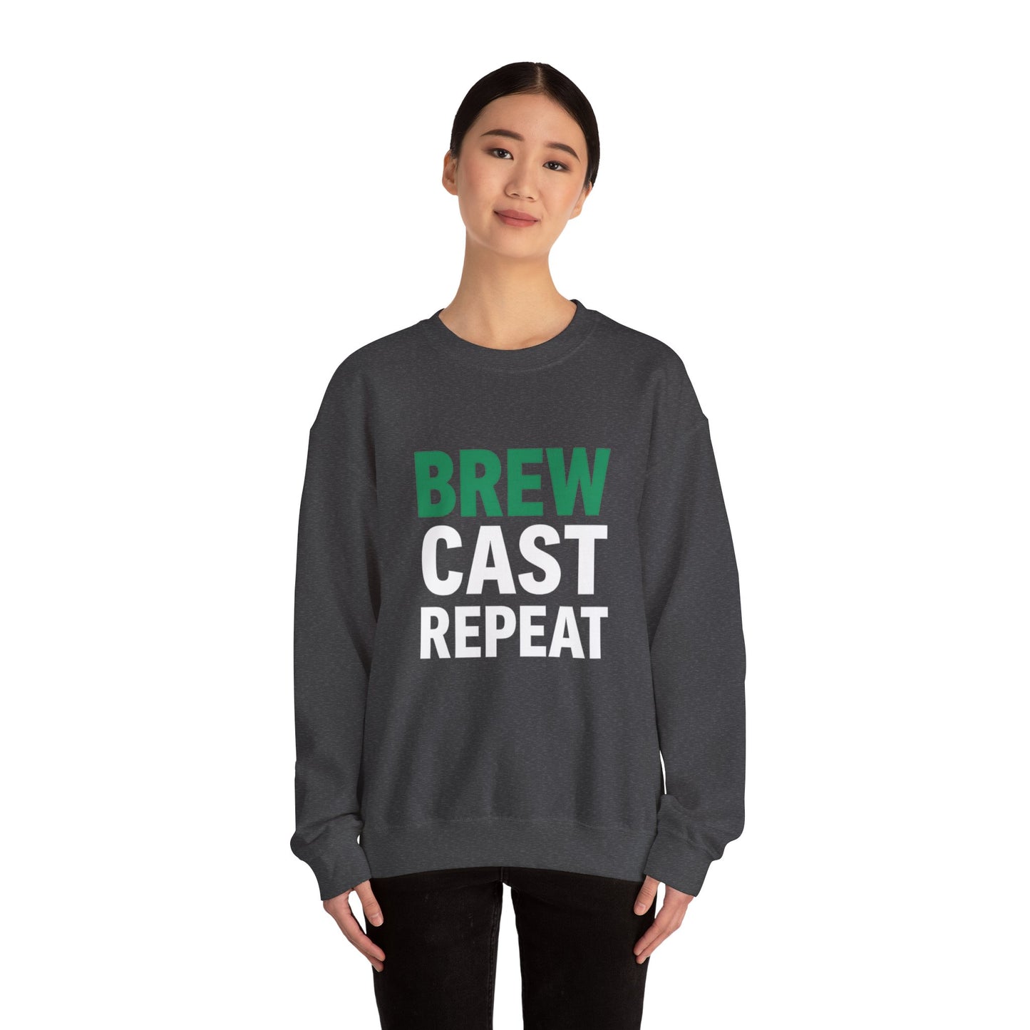 Brew Cast Repeat Sweatshirt – Front & Back Design