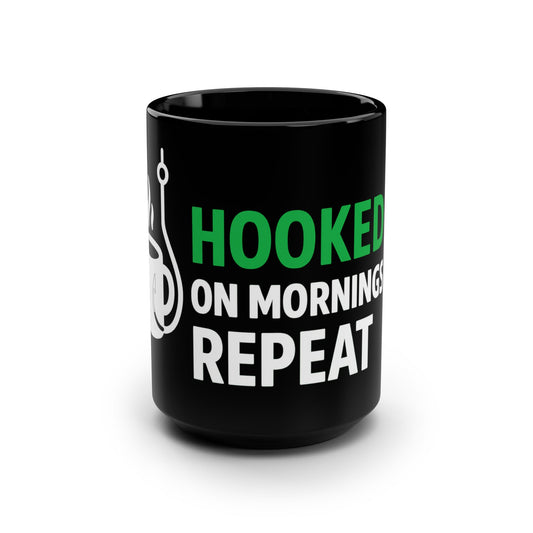 Hooked on Mornings Repeat Fishing Mug