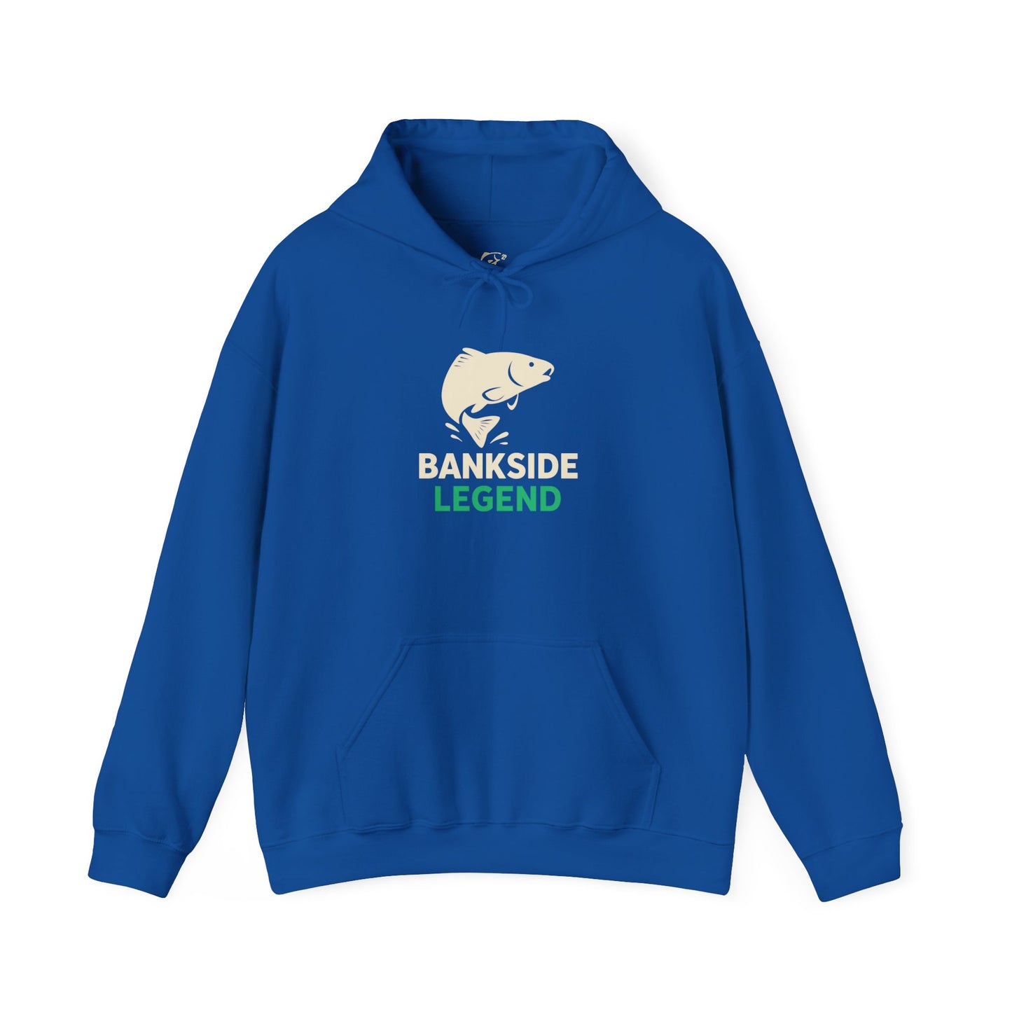 Bankside Legend Fishing Hoodie, Unisex Fishing Sweatshirt, Outdoor Adventure Apparel, Gift for Anglers, Camping Wear, Session King