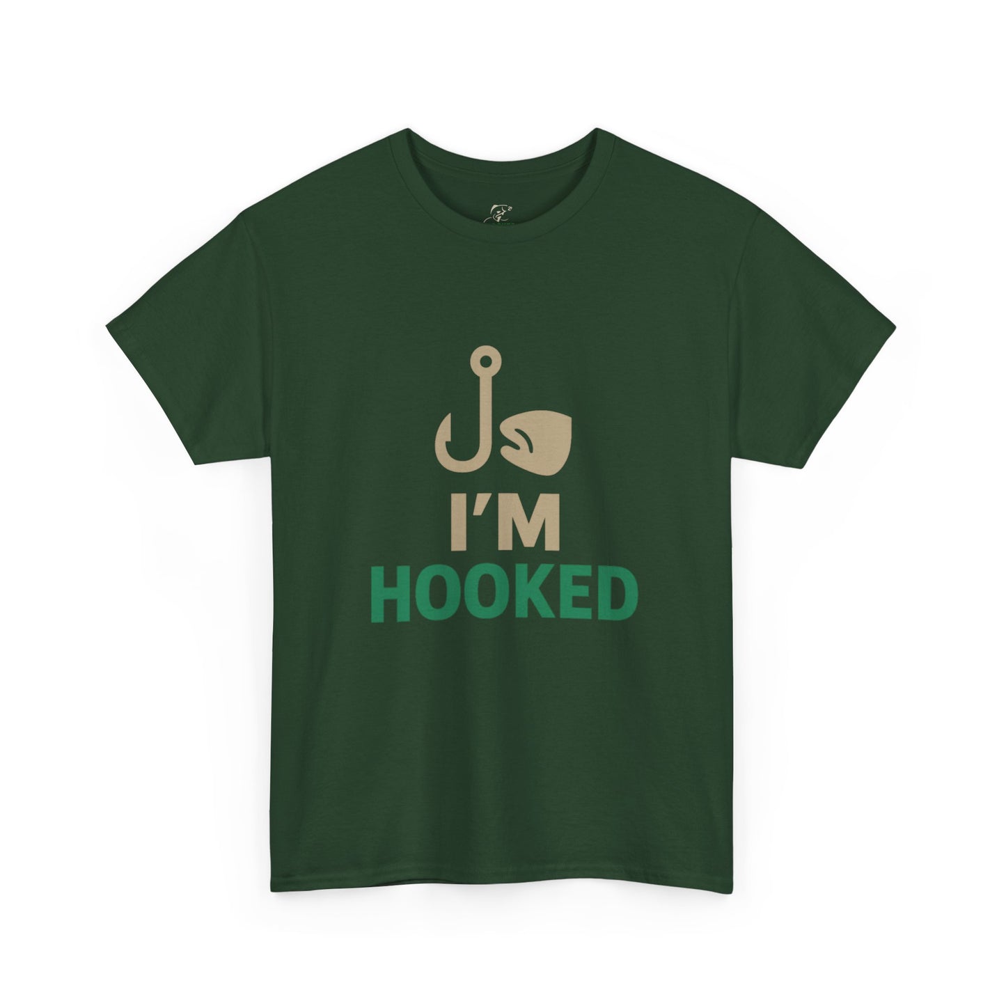 Fishing Enthusiast Tee - I'm Hooked, Perfect Gift for Fishermen, Casual Wear, Fishing Trip, Outdoor Adventure