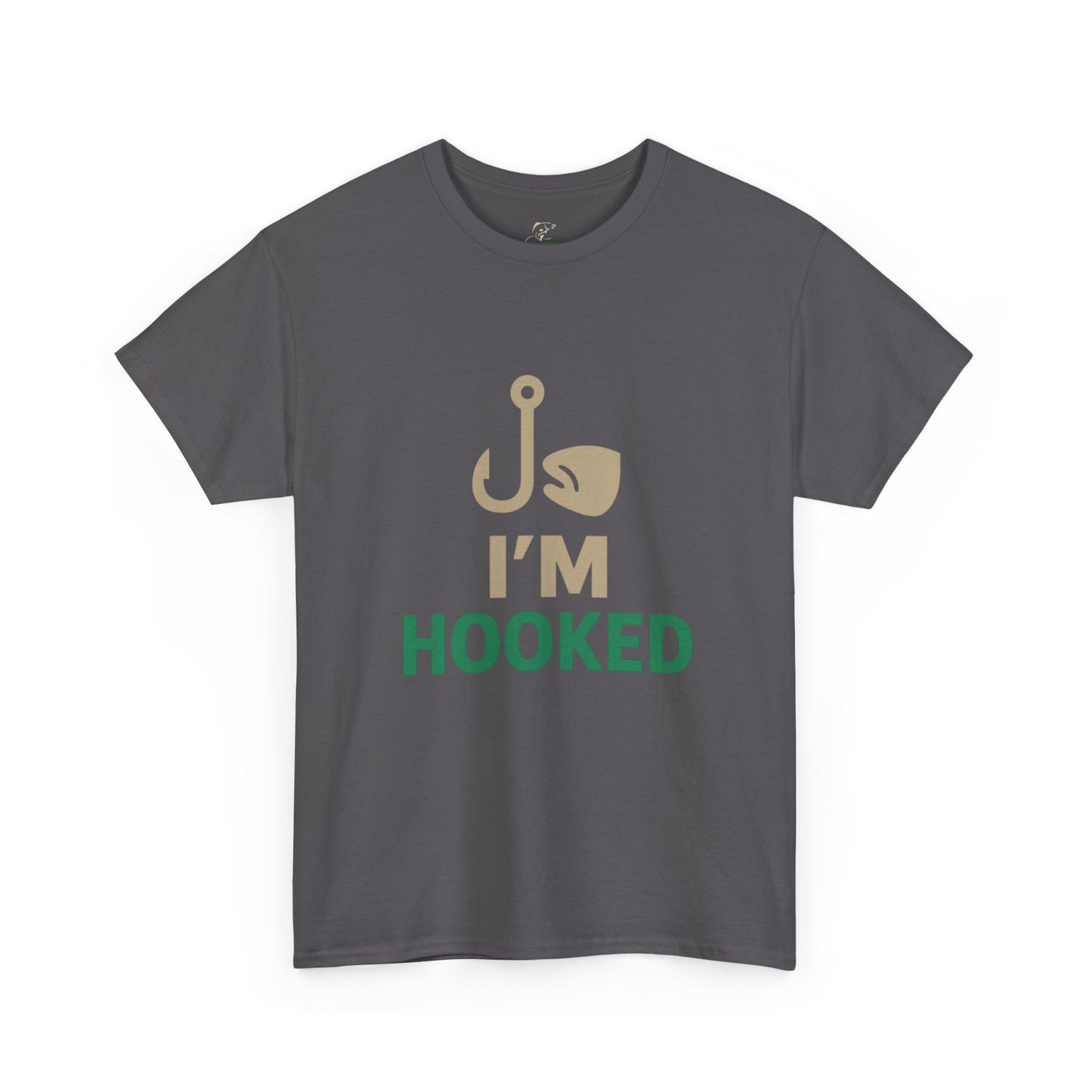 Fishing Enthusiast Tee - I'm Hooked, Perfect Gift for Fishermen, Casual Wear, Fishing Trip, Outdoor Adventure