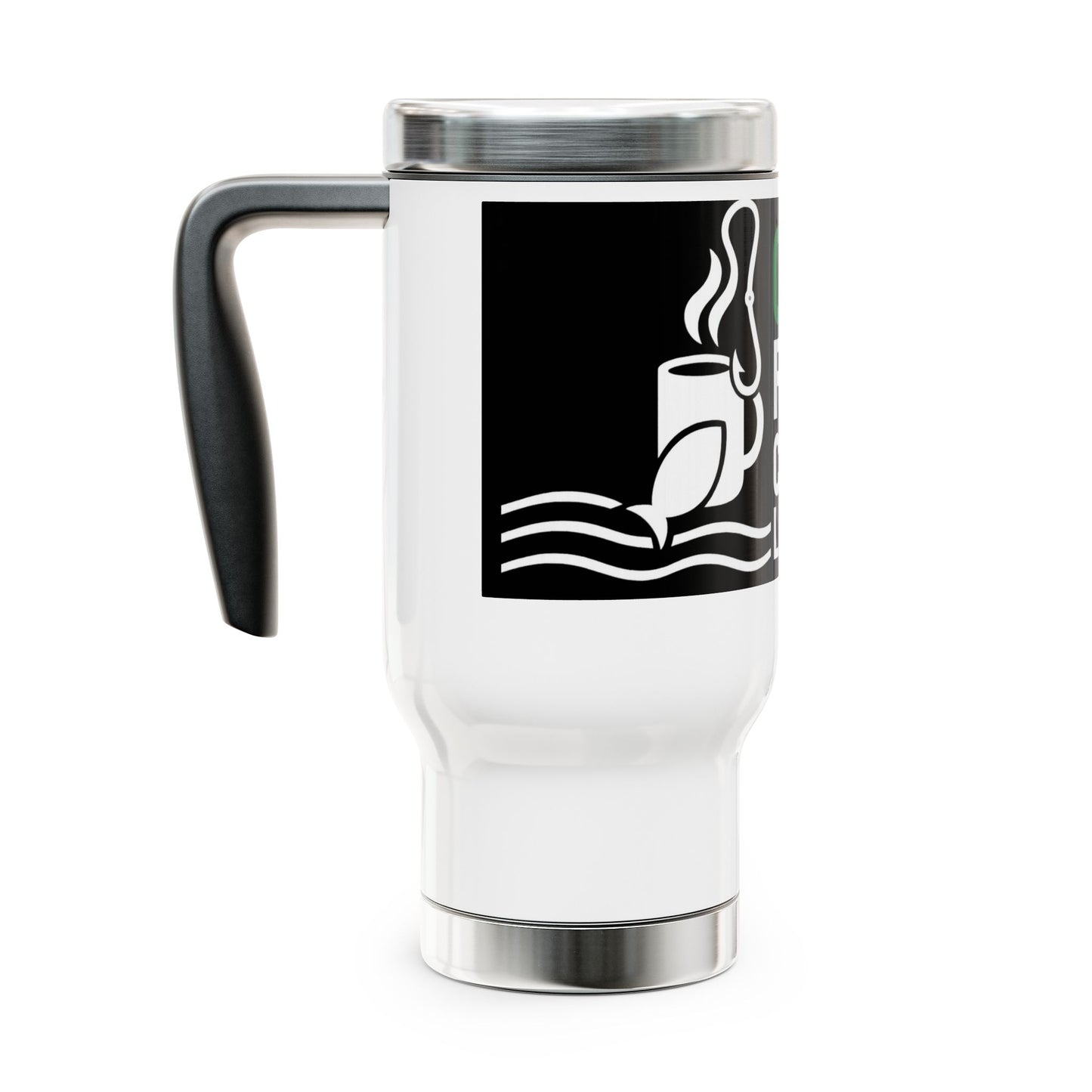Cast First Coffee Later Fishing Travel Mug