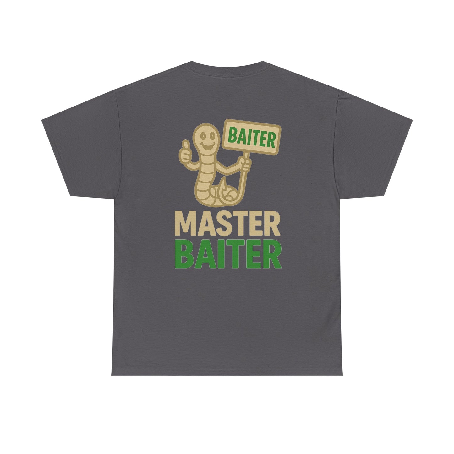Fishing Humor Unisex Tee, Funny Fishing Gift, Angler T-Shirt, Master Baiter Shirt, Outdoor Dad Tee, Birthday Gift for Him