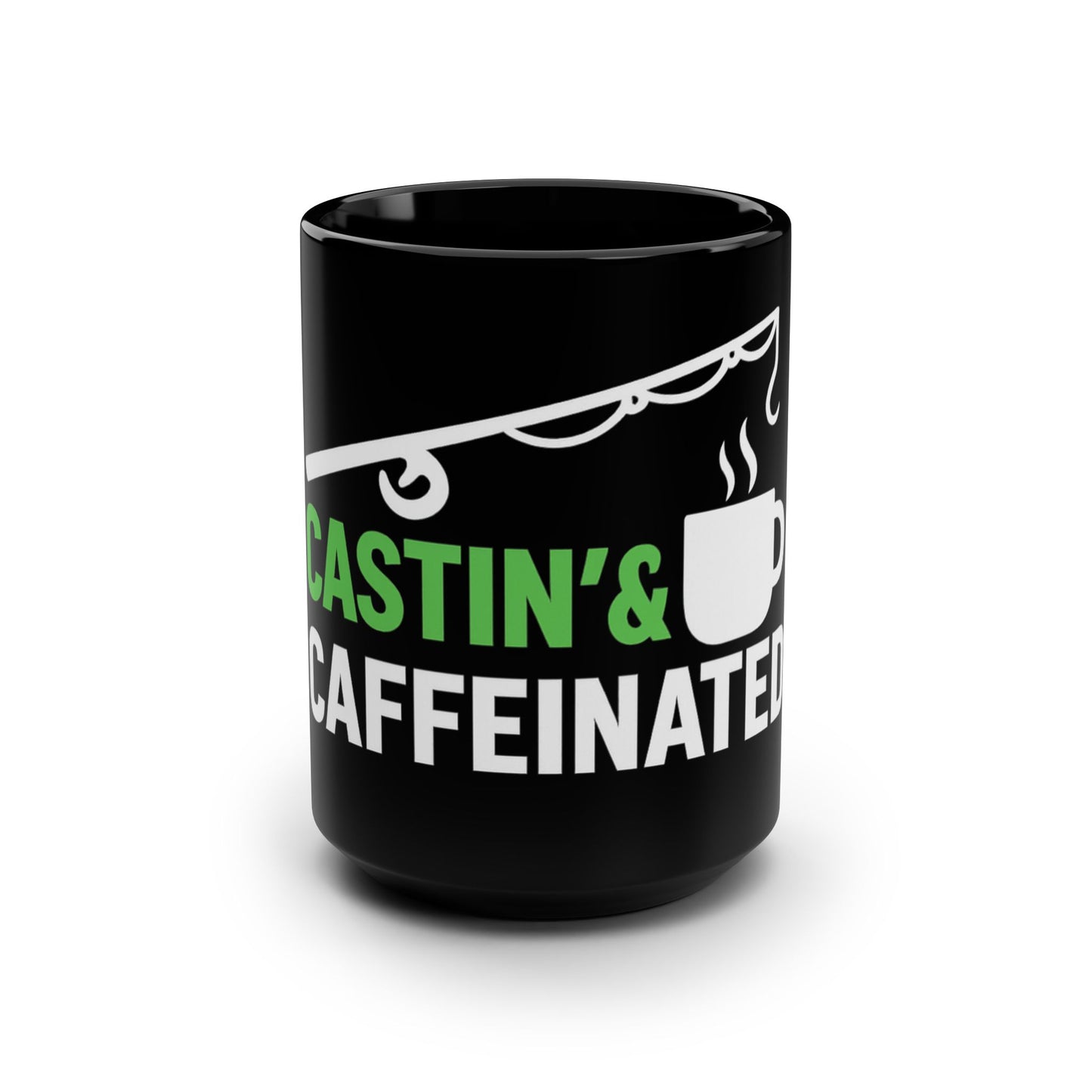 Casting & Caffeinated Fishing Mug