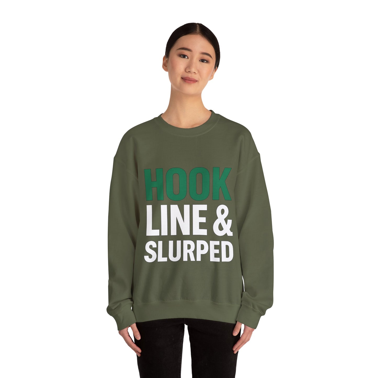 Hook Line & Slurped Jumper – Front & Back Design