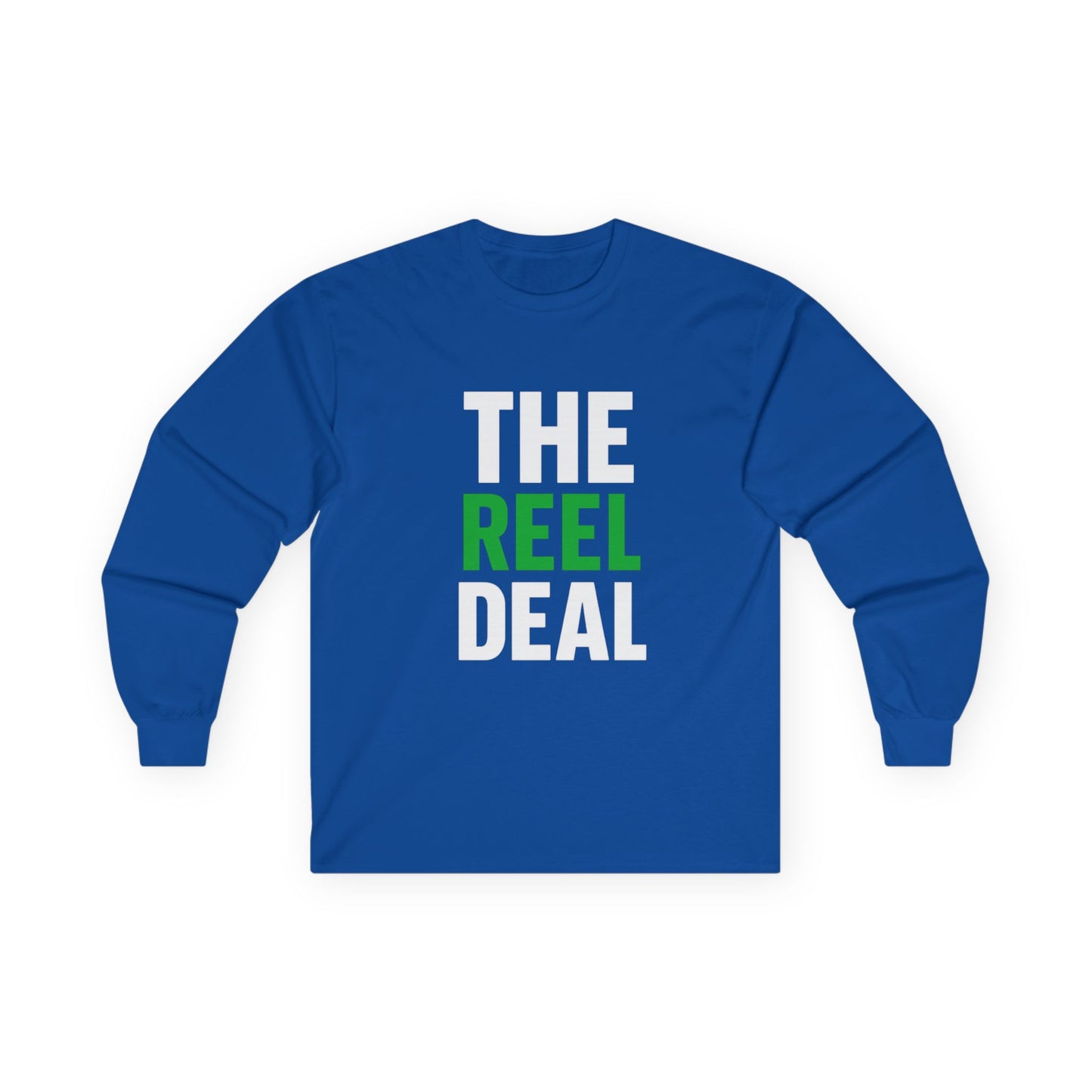The Reel Deal Long Sleeve Tee – Front & Back