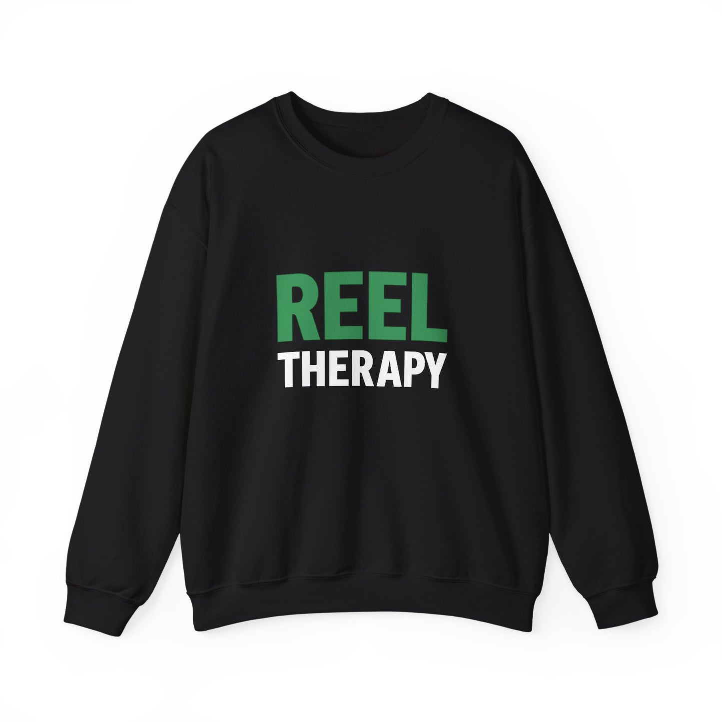 Reel Therapy Sweatshirt – Front & Back Design