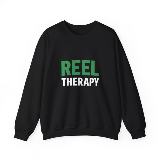 Reel Therapy Sweatshirt – Front & Back Design