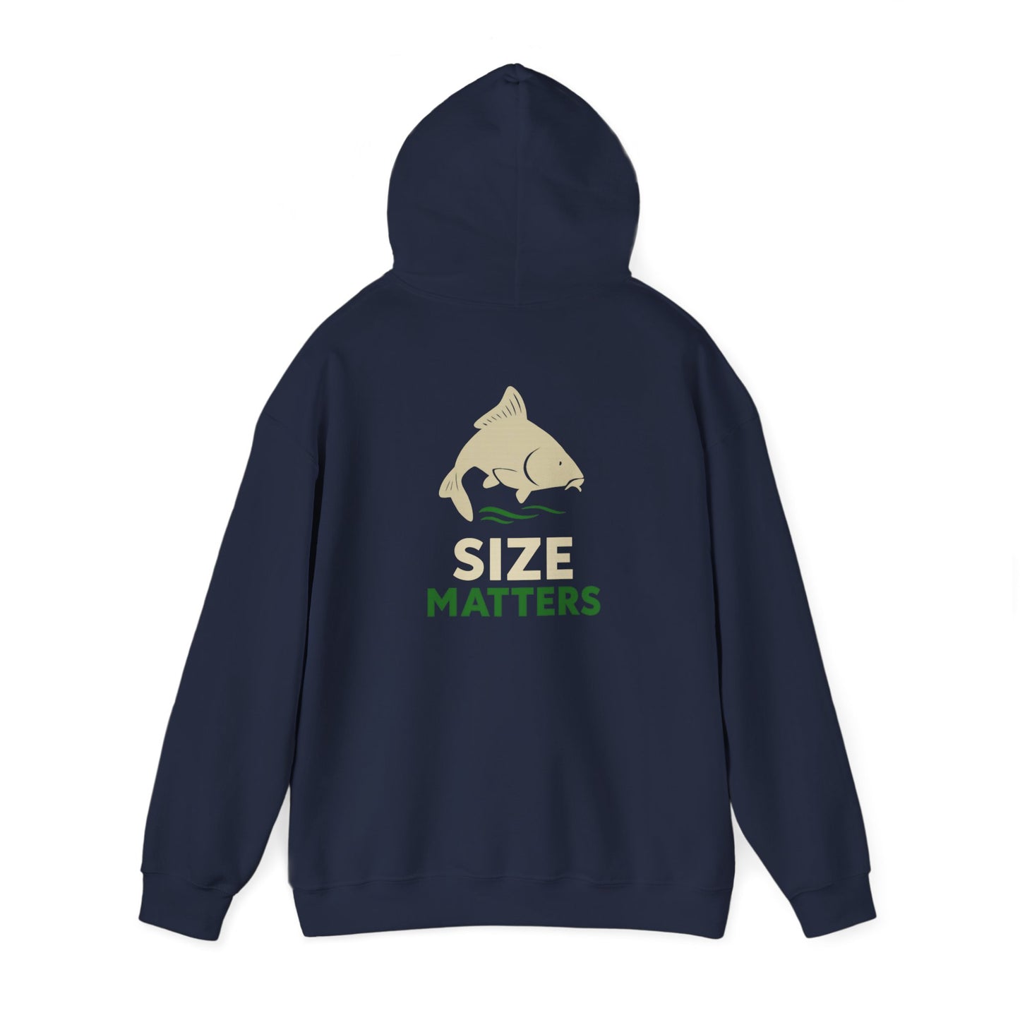 Fishing Dream Sweatshirt, Big Dream Hoodie, Size Matters Pullover, Casual Fishing Apparel, Unisex Hooded Sweatshirt